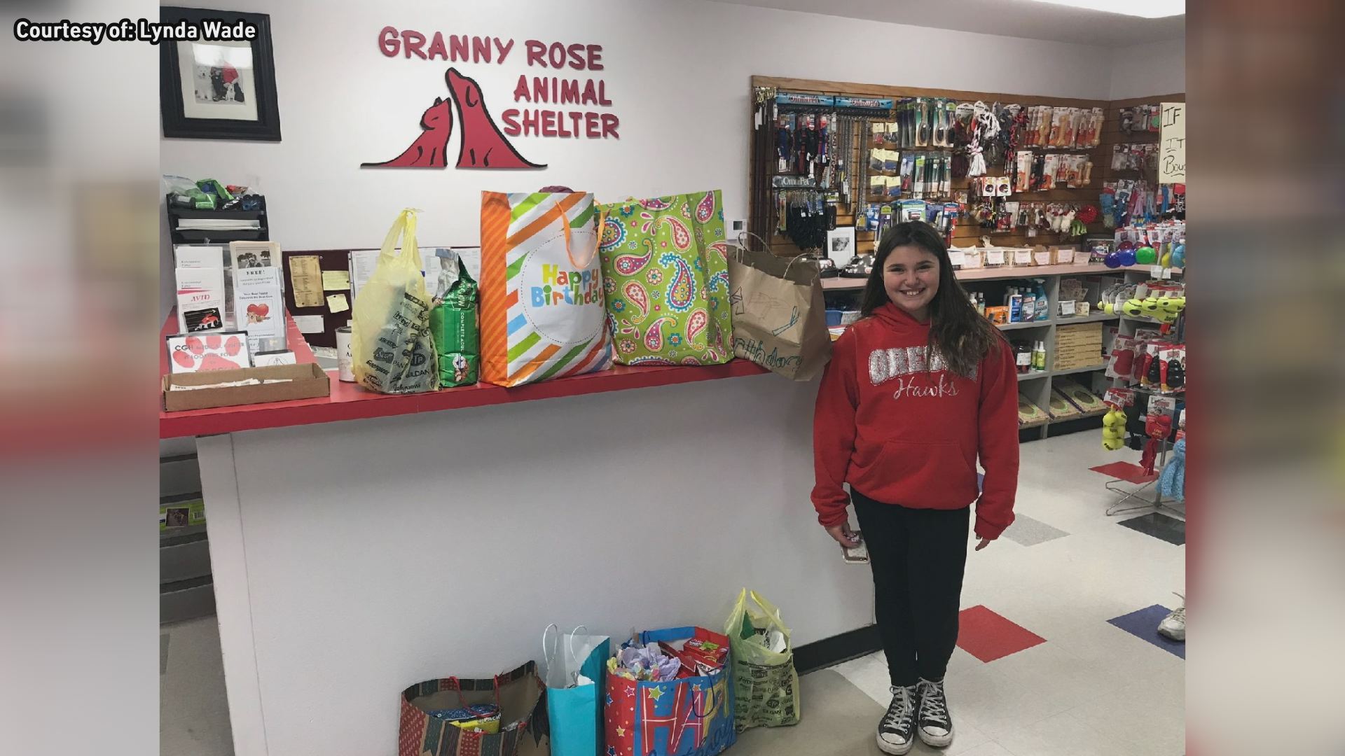 11 Year Old Girl Asks For Animal Supplies To Donate To A Shelter For Her Birthday