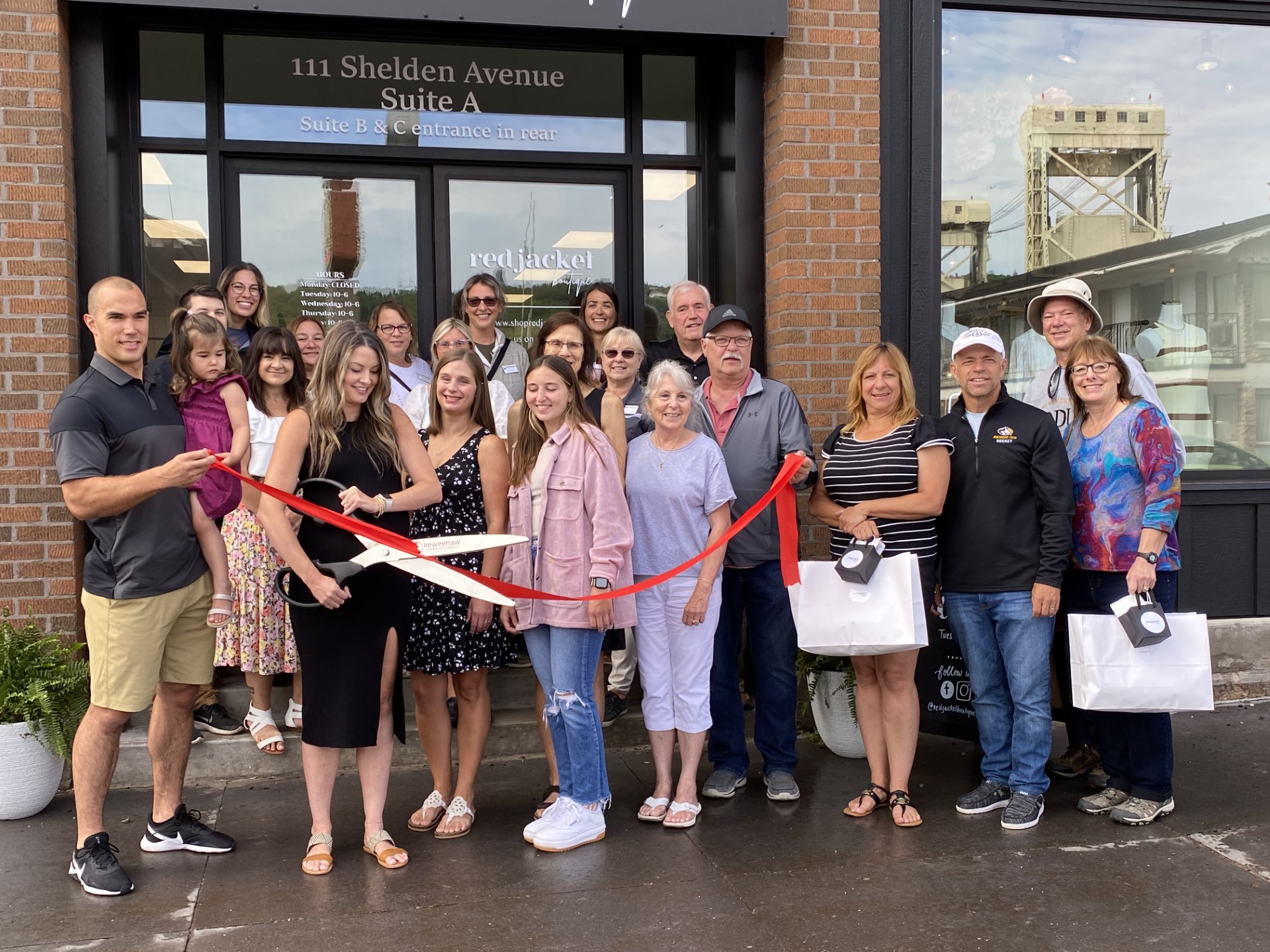 Red Jacket Boutique celebrates ribbon cutting ceremony with