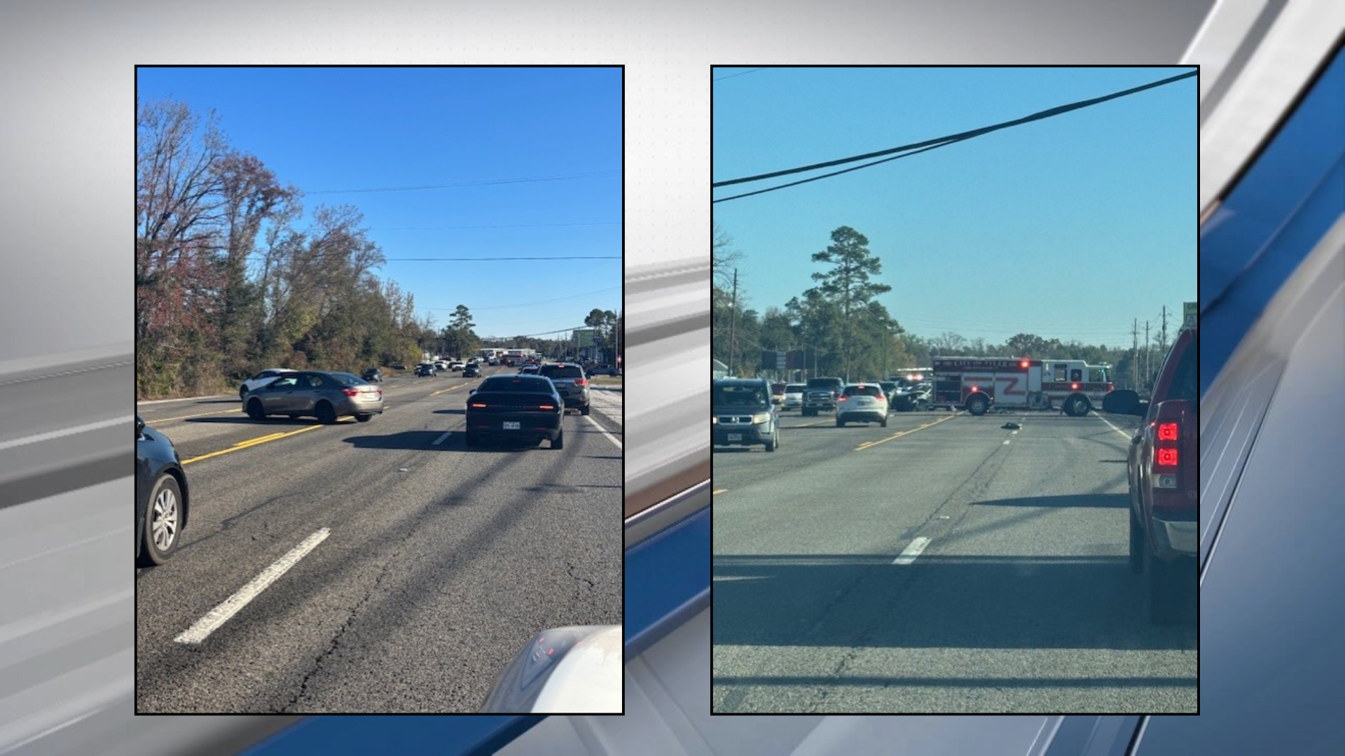 Lanes reopen on Highway 69 following Tyler wreck