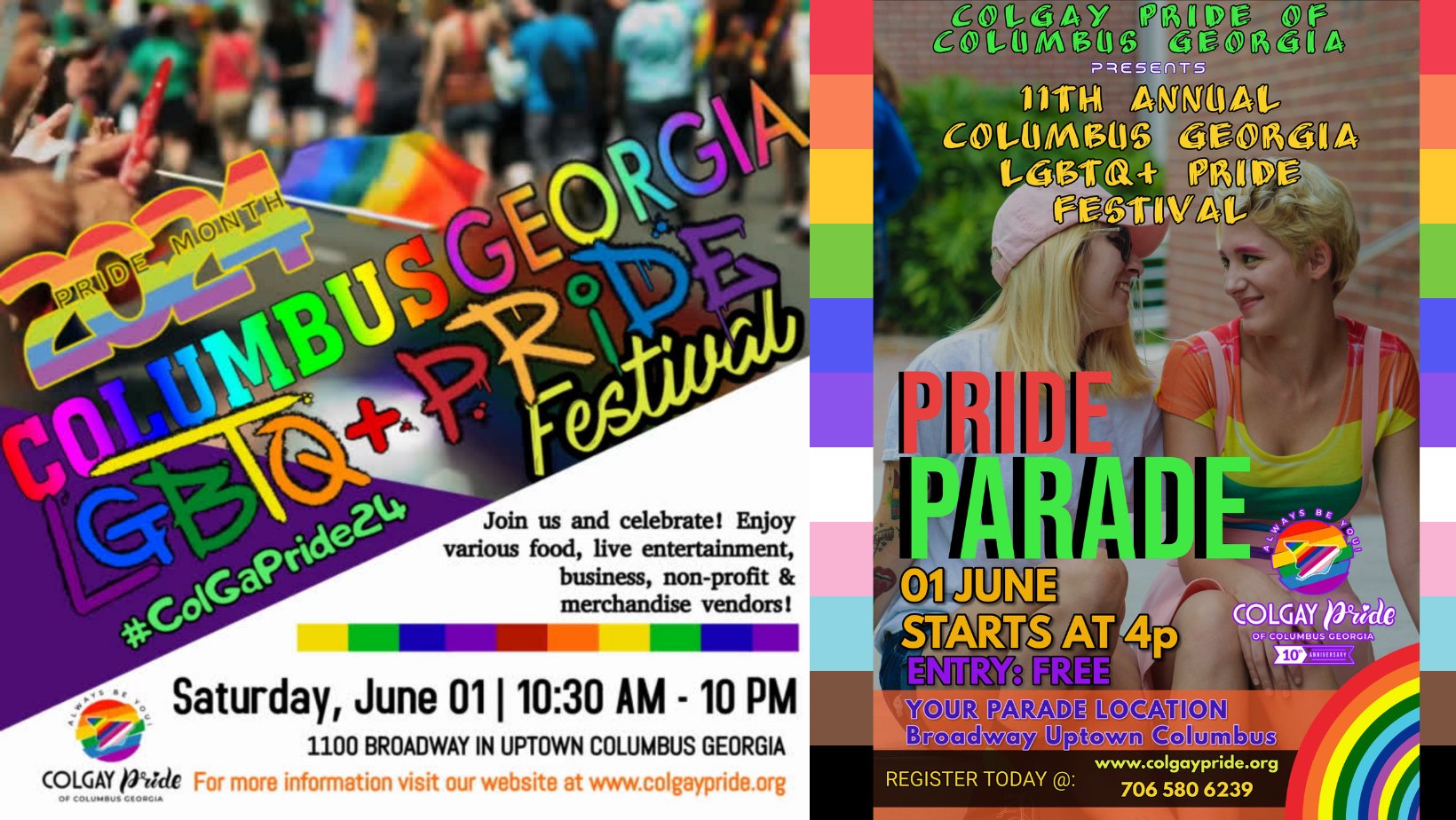 Colgay Pride hosting 11th annual 2024 LGBTQ+ Pride Festival