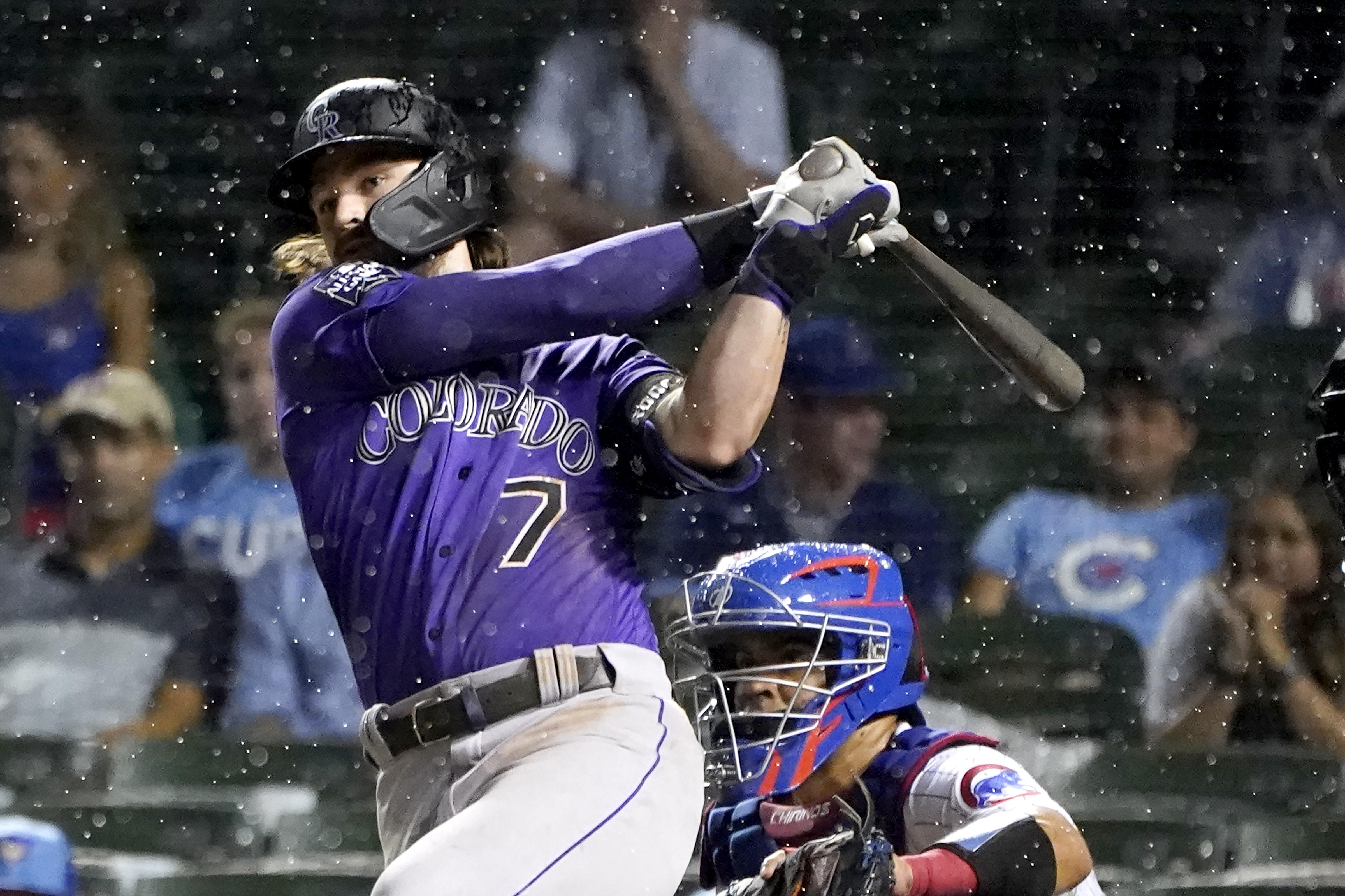 Patrick Wisdom's three-run homer, 08/25/2021