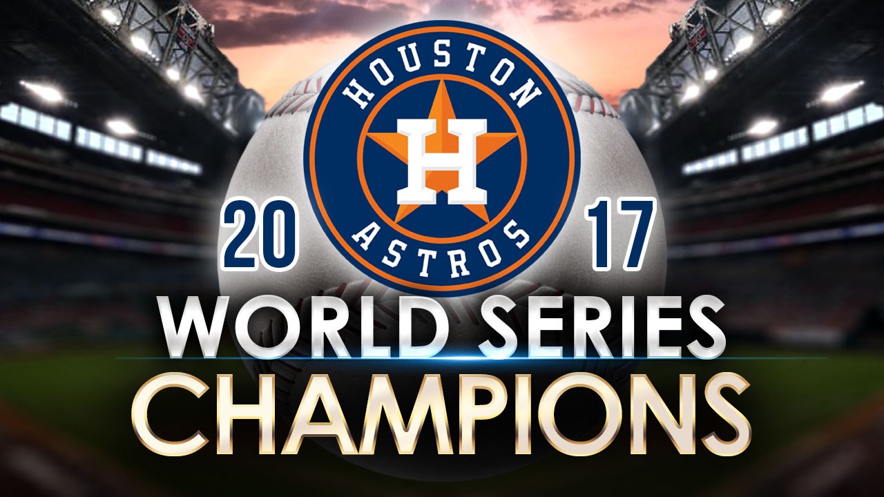 Houston Astros Skyline World Series Champions 2017 2019 2021 2022