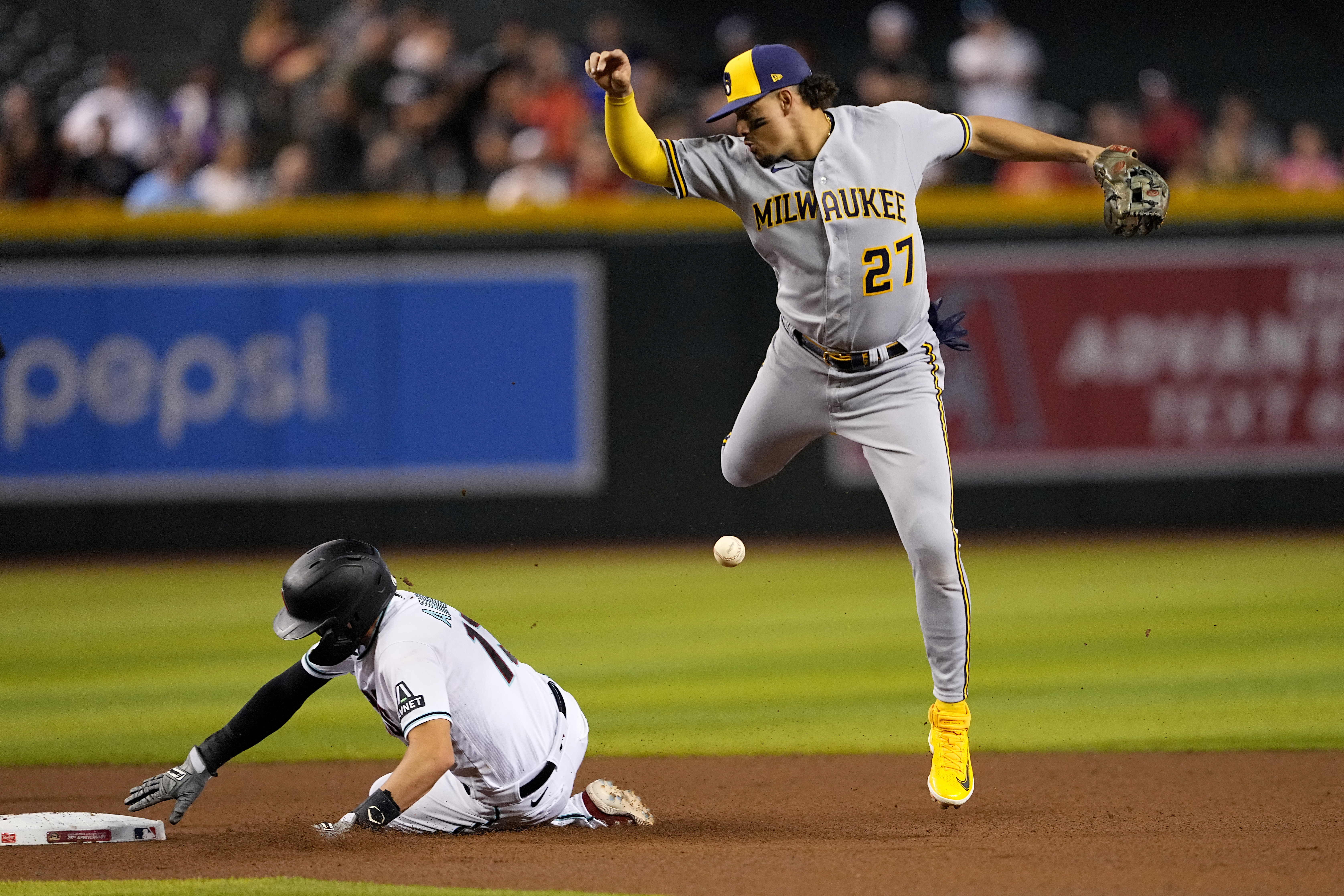 Diamondbacks hit Burnes hard to rally for 6-3 victory over Brewers