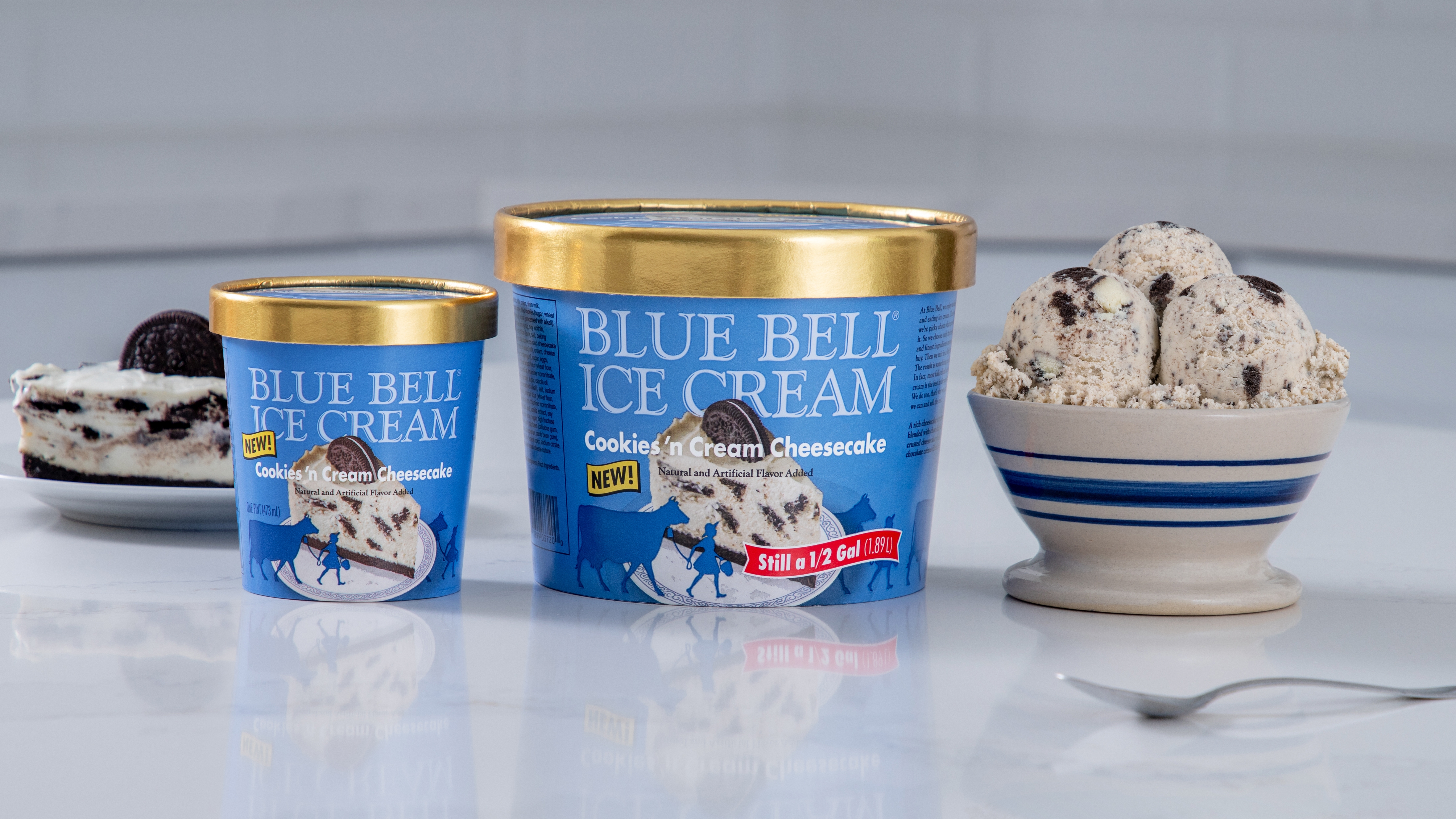 Blue Bell debuts new limited-time flavor, Cookies 'n Cream Cheesecake