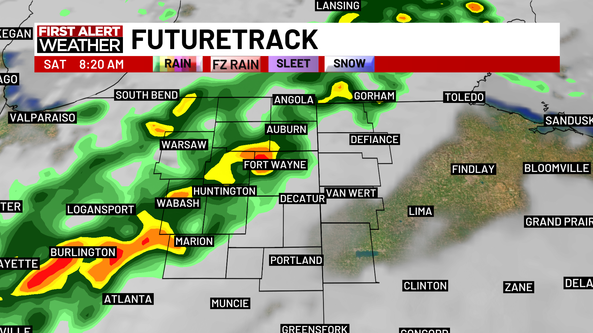 First Alert Forecast: Rain chances remain into Saturday, but dry