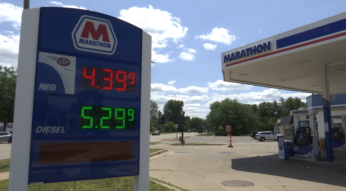 marathon gas station cigarette prices Michiana soar to nearly $5 per gallon Marathon Petroleum sells Speedway to