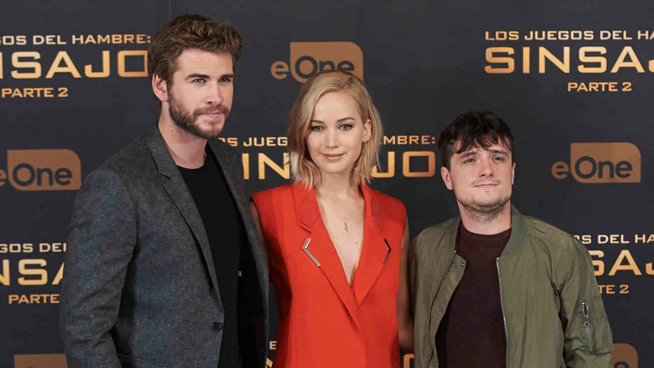 Jennifer Lawrence, Josh Hutcherson y Liam Hemsworth, amigos más allá de  