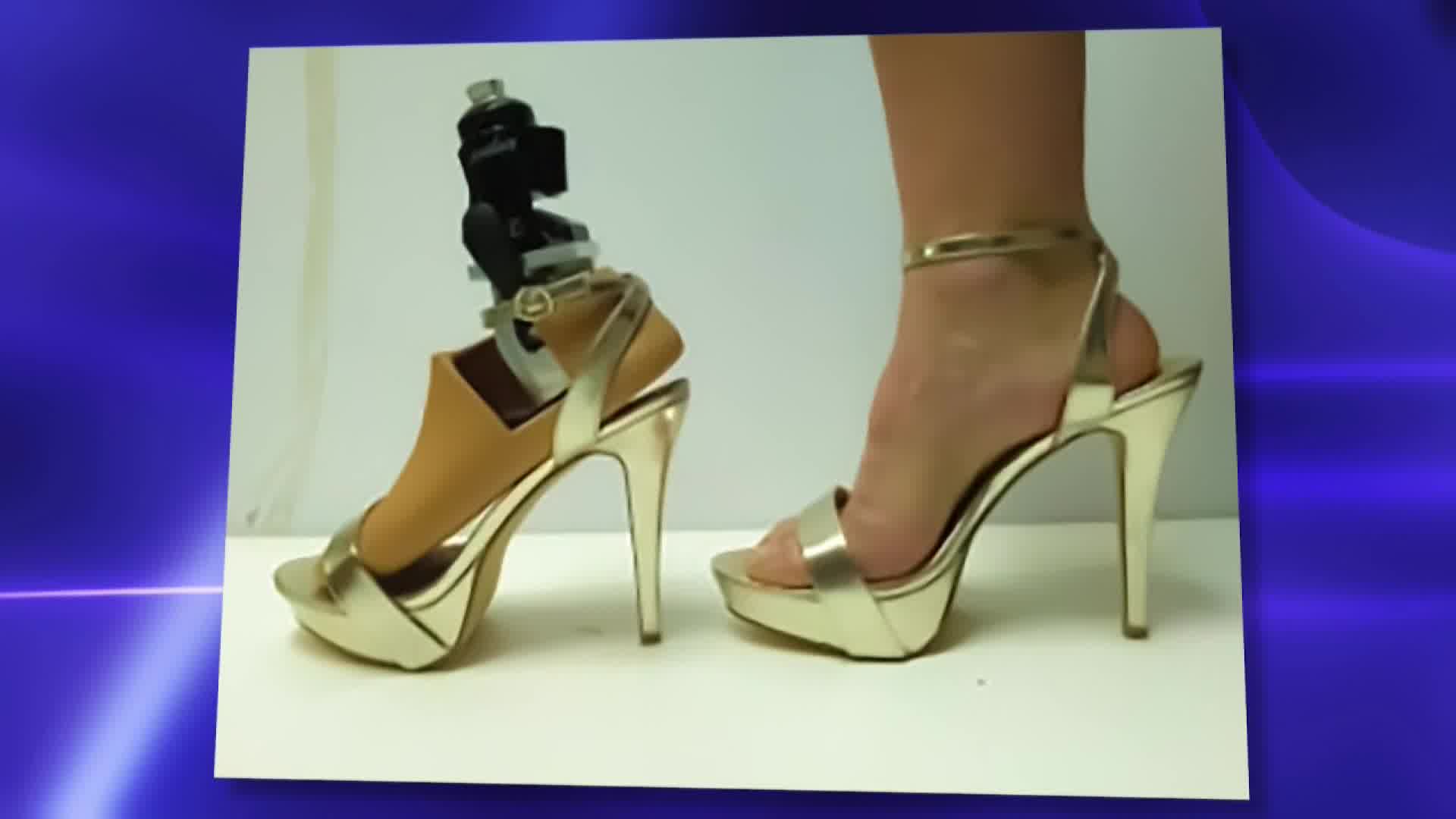 Johns Hopkins students design prosthetic foot fit for high heels