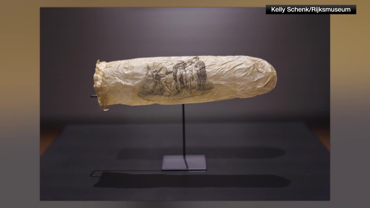Rare 19th-century condom goes on display at a museum