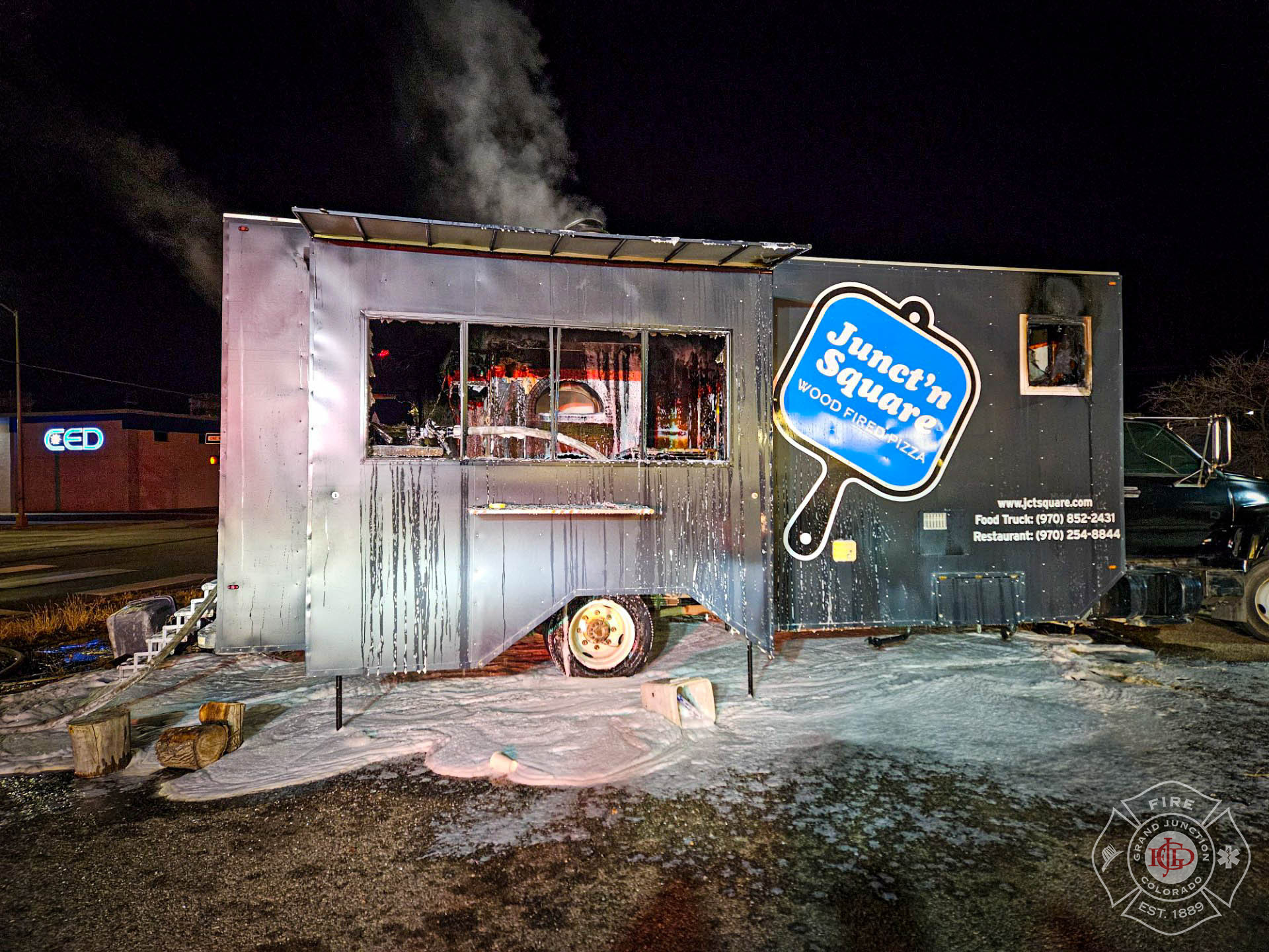 Junct'n Square Pizza food truck temporarily closed after fire