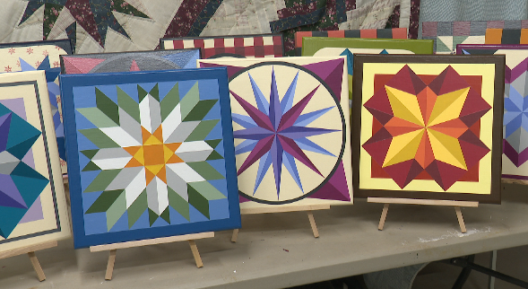 Painted Quilt Squares - Village of Sackets Harbor, NY