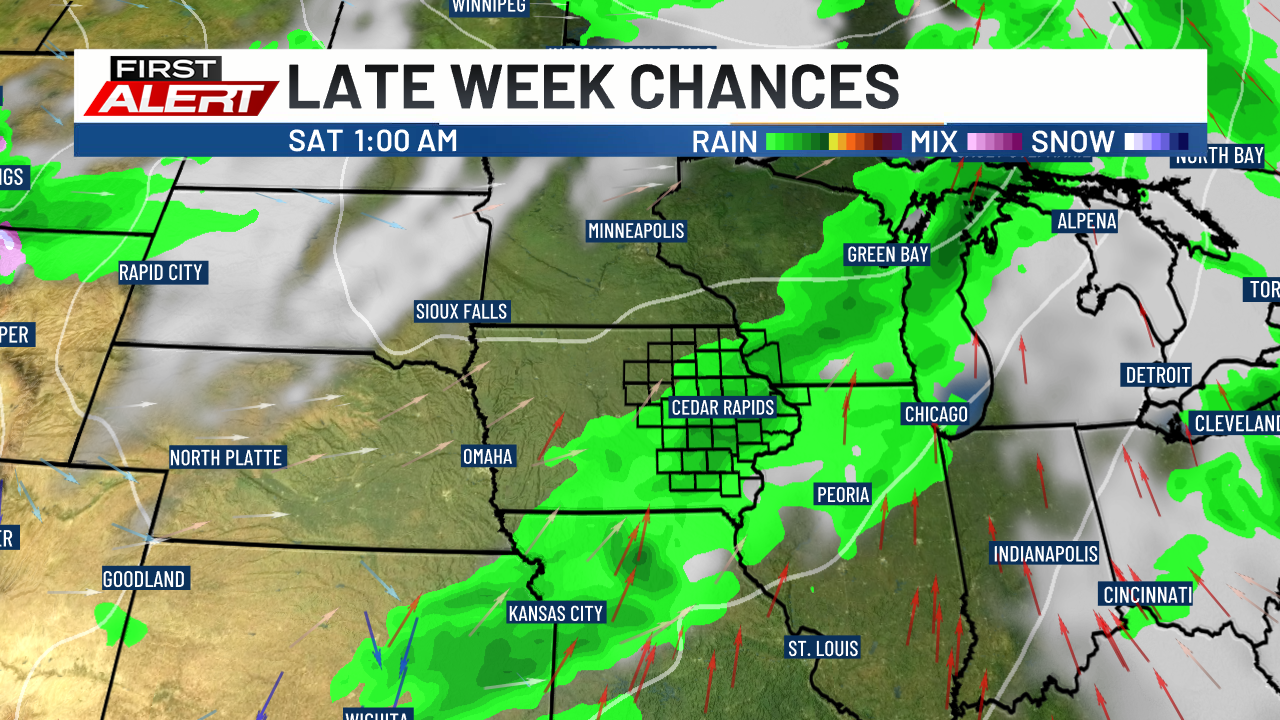 Showers end, warmer weather ahead