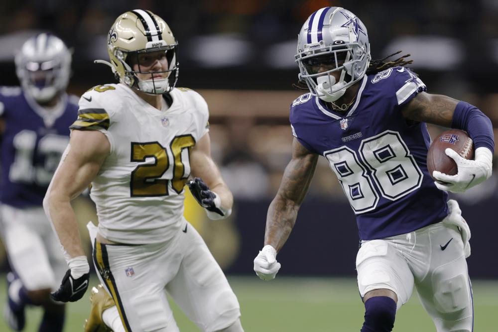 Watch: Cowboys WR CeeDee Lamb makes one-handed TD catch in 4th