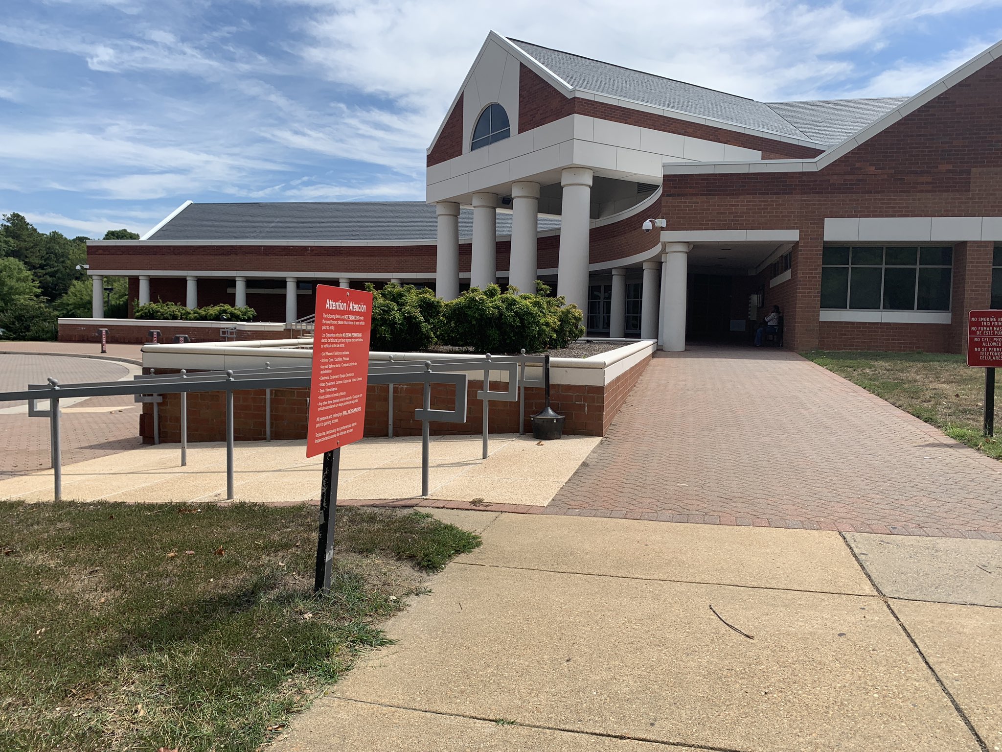 Suspicious substance mailed to Chesterfield County courthouse