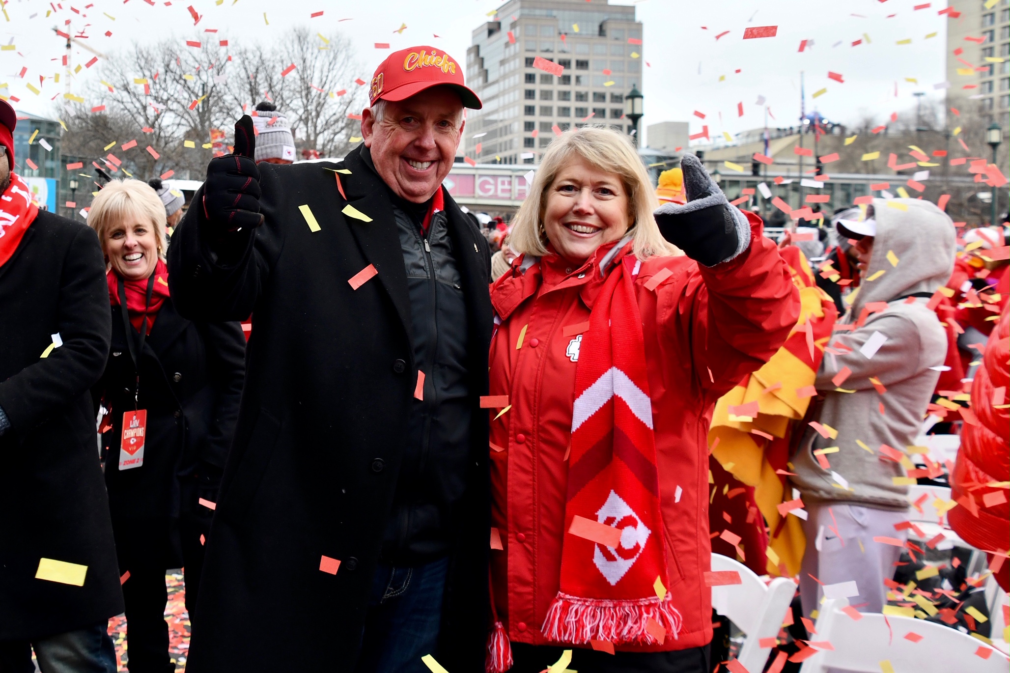 Chiefs celebrate victory in downtown Kansas City