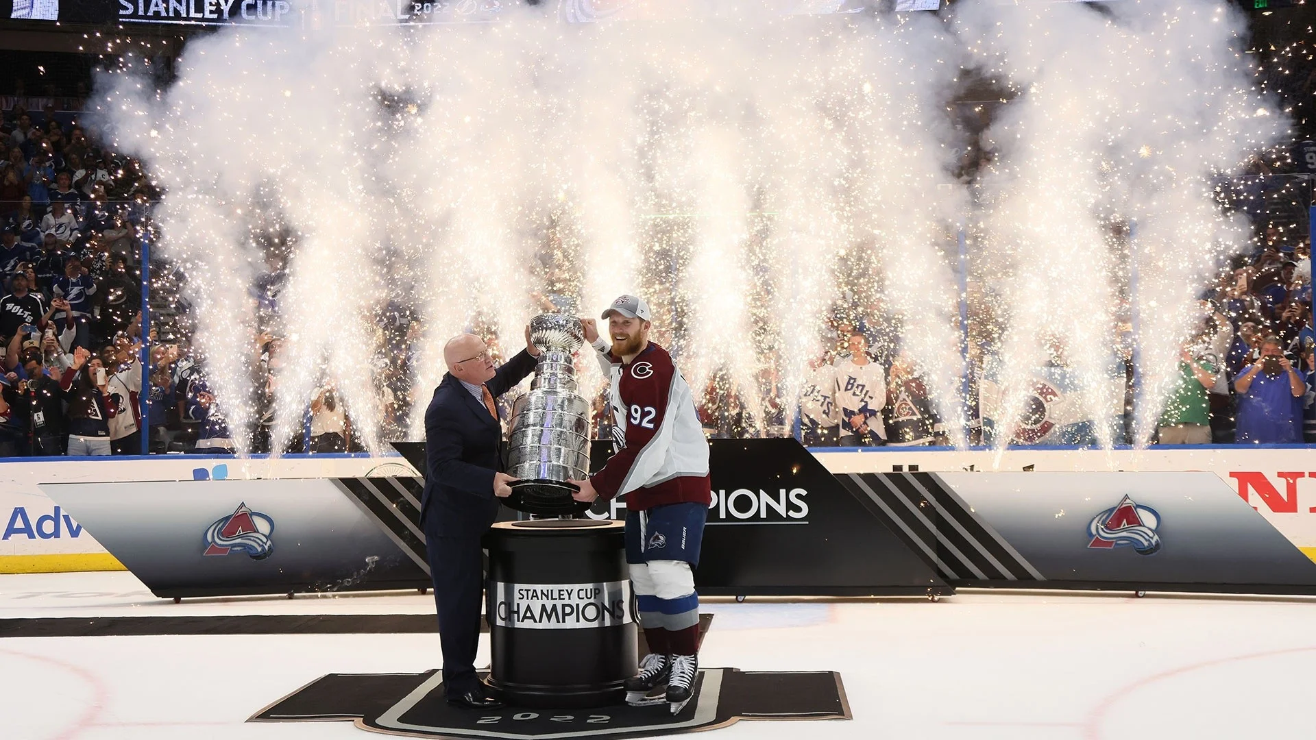 PHOTOS: Avalanche fans celebrate in downtown Denver after Stanley Cup win