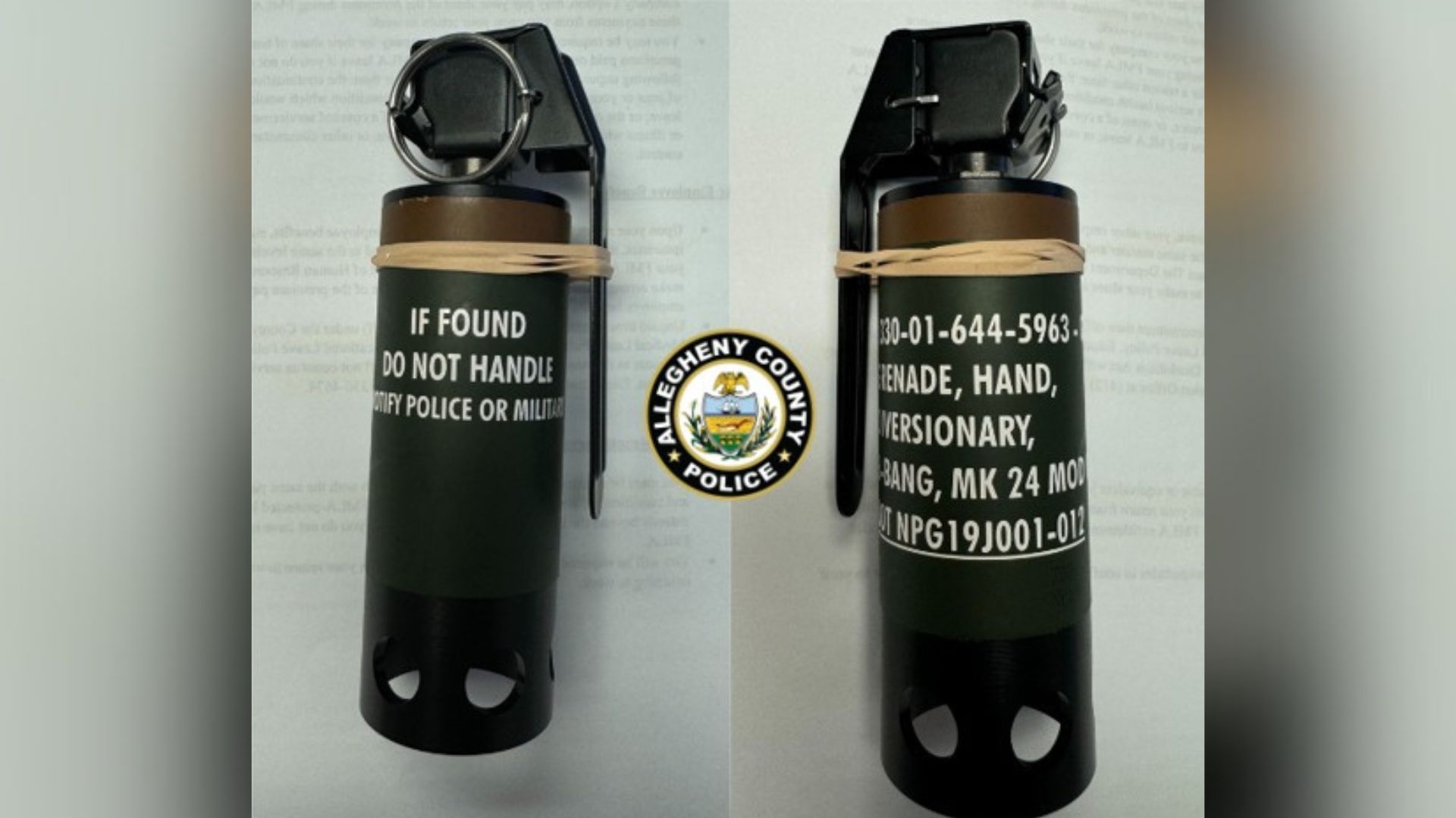 Live grenade found in Morgantown man's bag at Pittsburgh airport