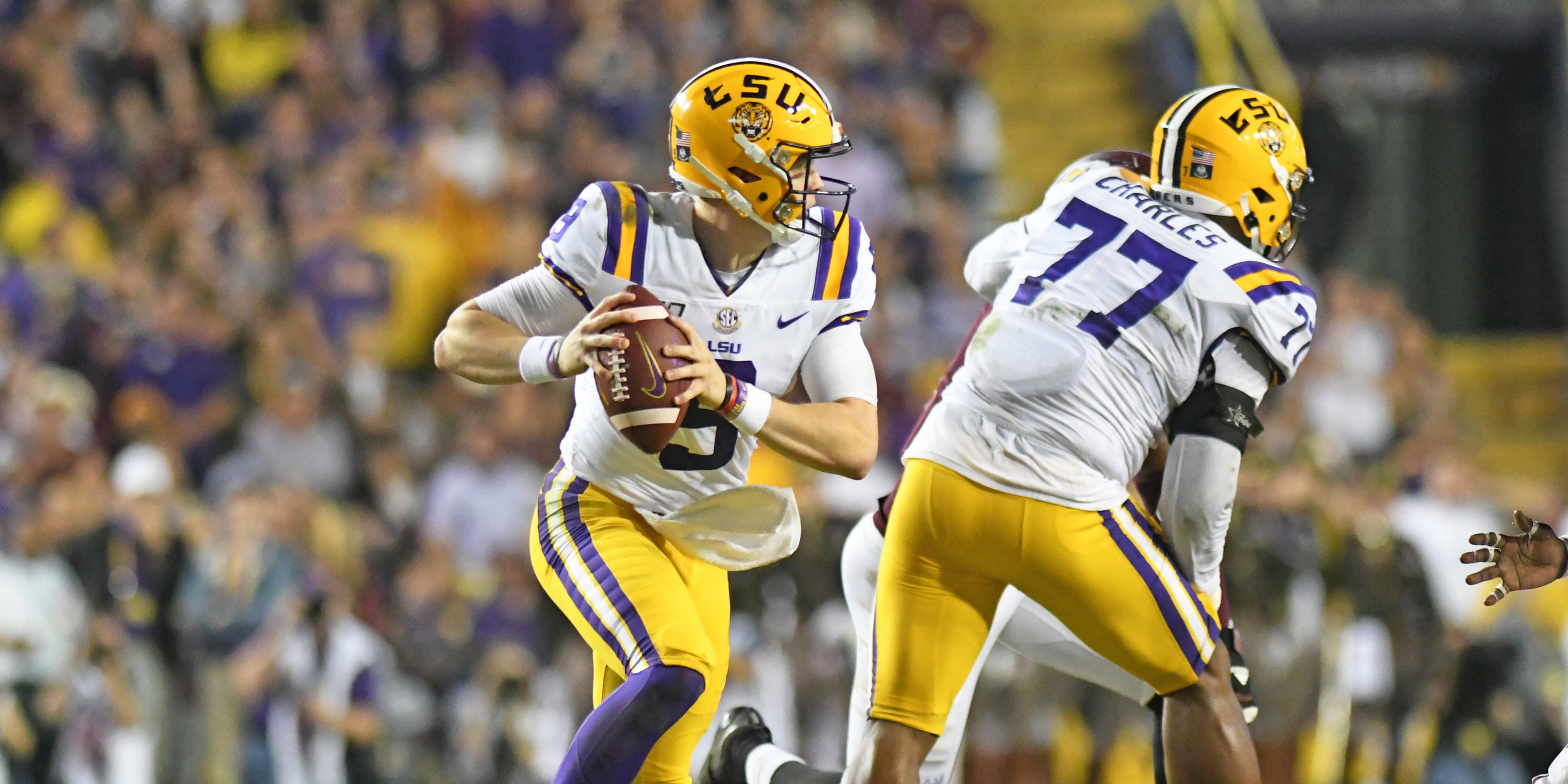 LSU Tigers Joe Burrow Heisman Trophy NCAA College Football Field 8x10 to  48x36 photos 1260