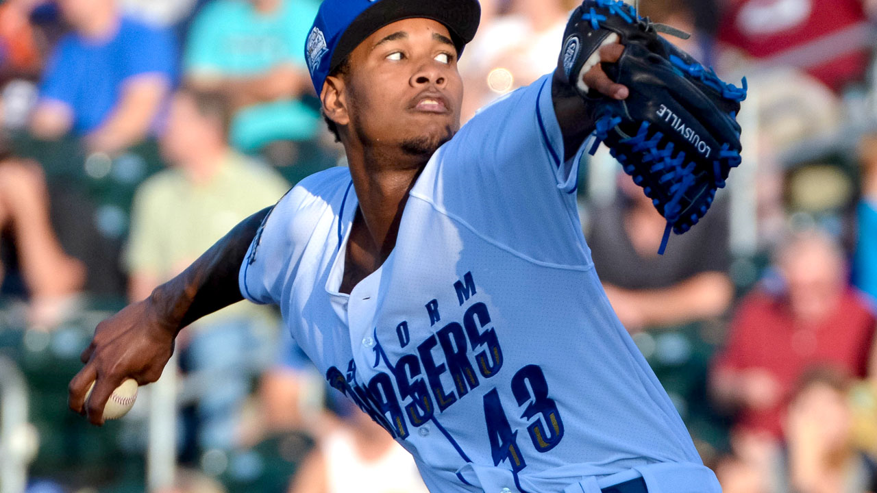 Royals pitcher Yornado Ventura, former major leaguer Andy Marte