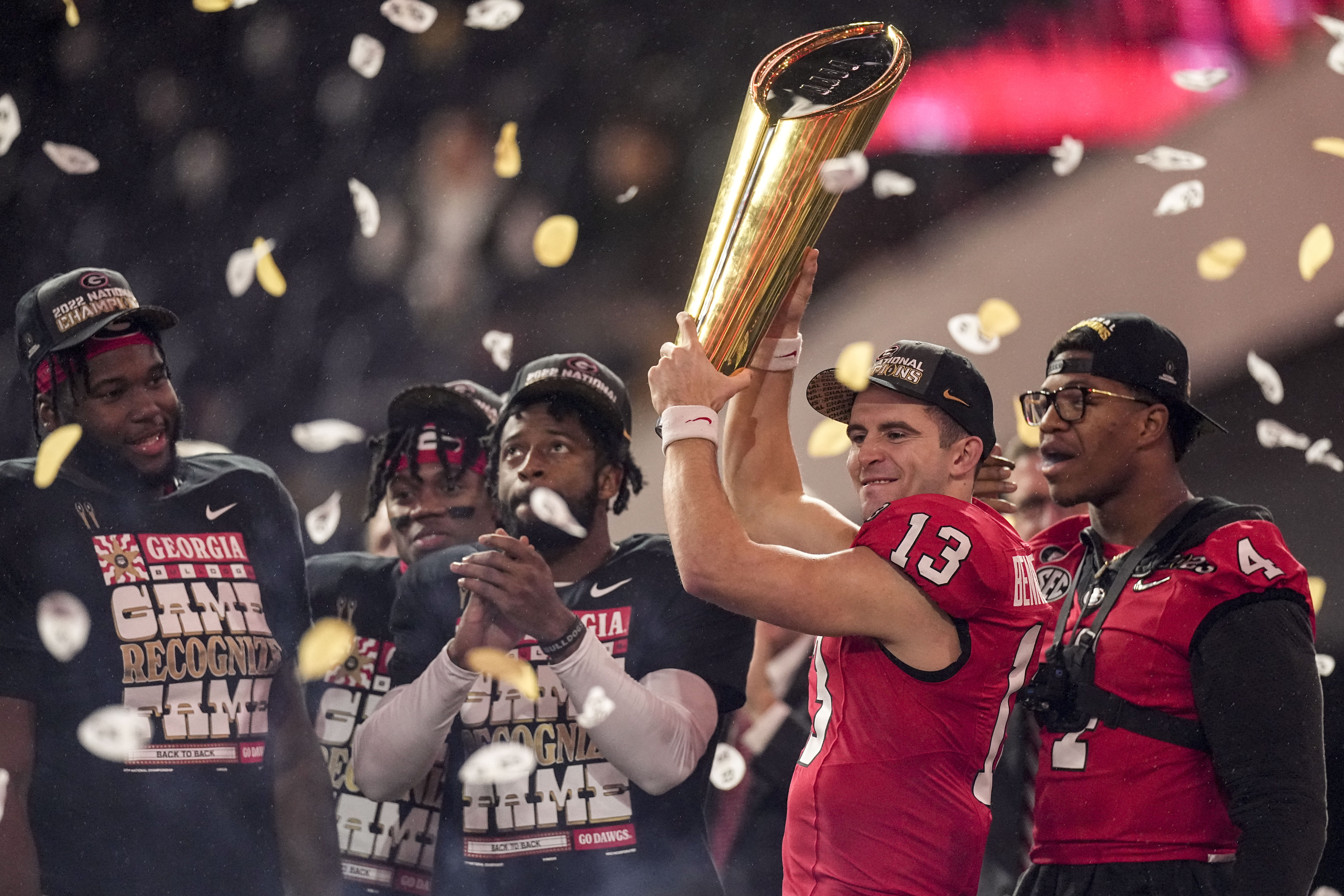 Braves And Bulldogs Celebrate Georgia Football National Championship Win  Shirt