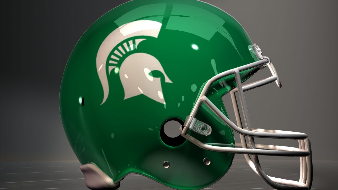 Gruff Sparty Returns To Msu Helmets