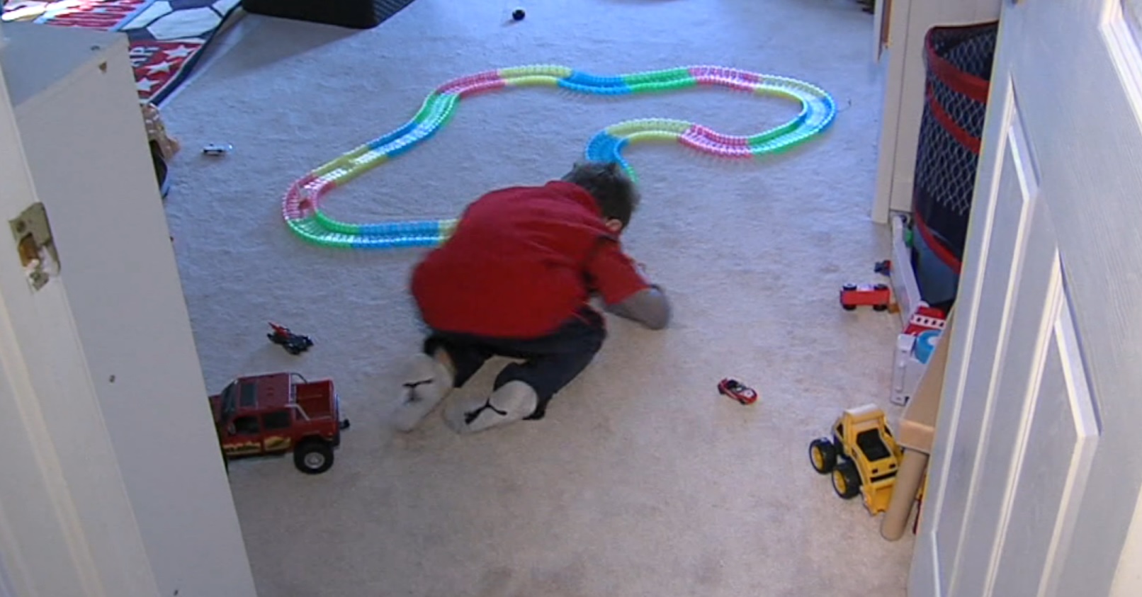 Masking Tape Race Track