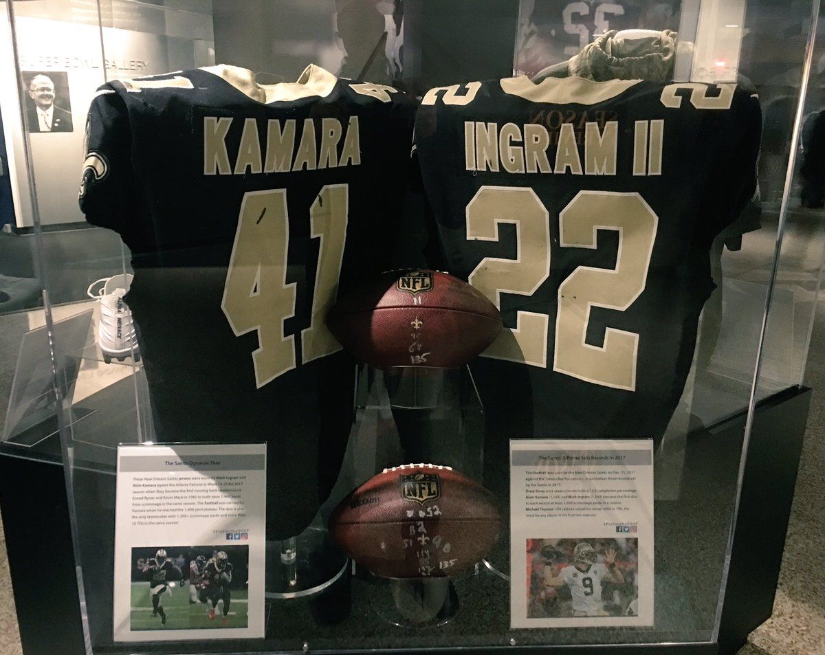 Saints Ingram, Kamara enshrined in Hall of Fame for historic