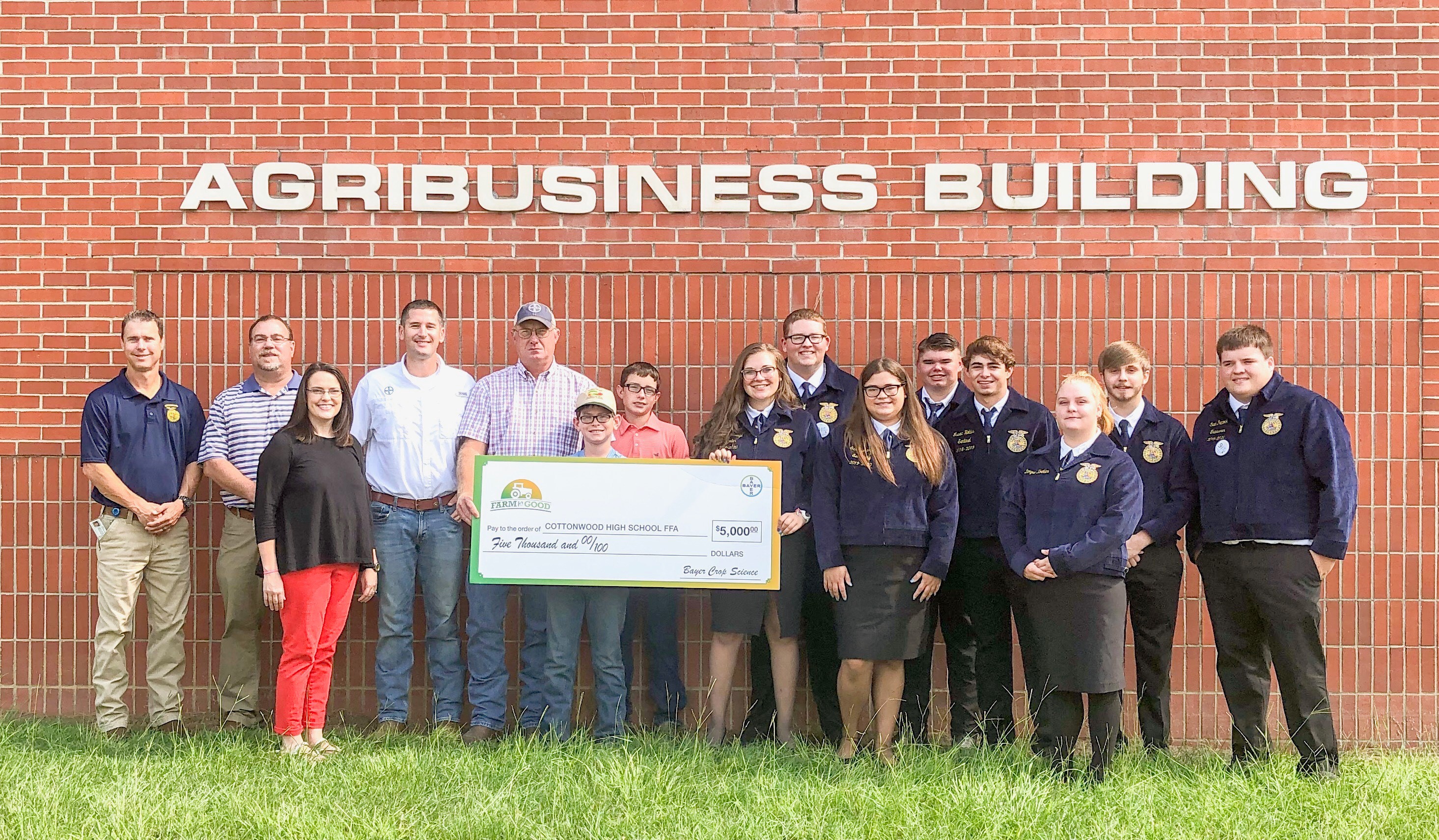 Cottonwood FFA awarded $5,000 through sweepstakes