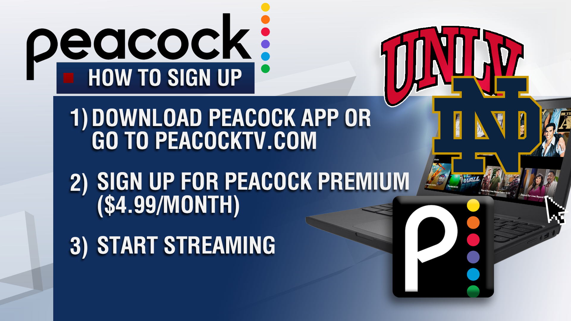 NBC announces Notre Dame vs UNLV will be exclusively on Peacock