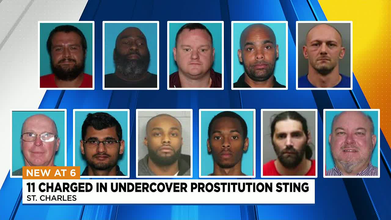 11 charged in St. Charles human trafficking operation