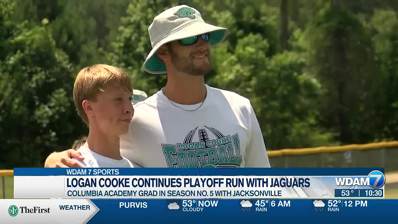 Columbia Academy's Logan Cooke continues playoff run with Jacksonville  Jaguars