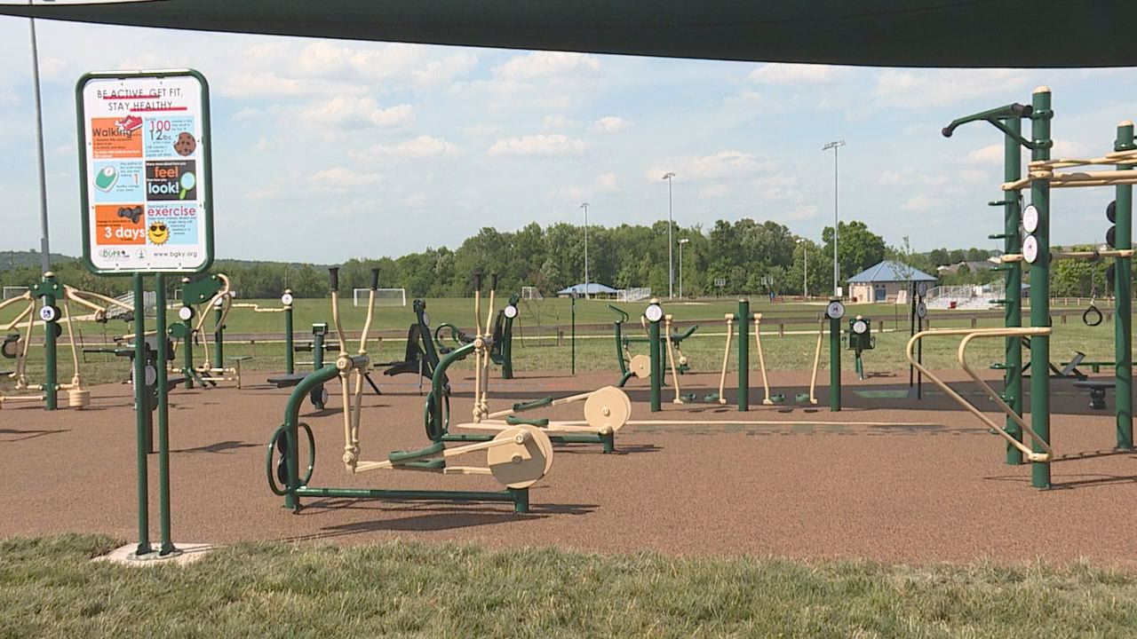 Outdoor gym opens at Preston Miller Park