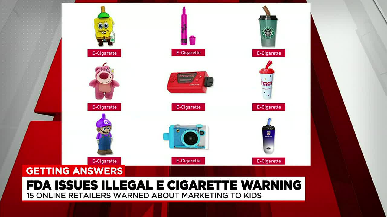 FDA issues warning to retailers over vape products that resemble toys kid s drinks