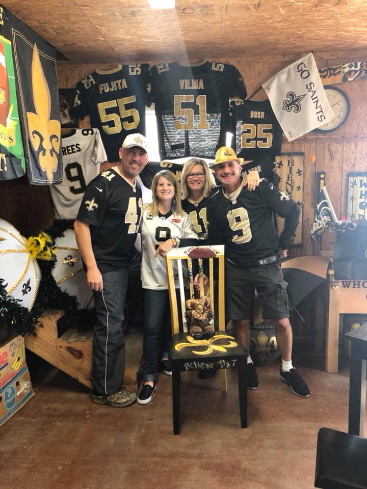 Saints Fan Pics: Who Dat Nation shows off their black and gold spirit