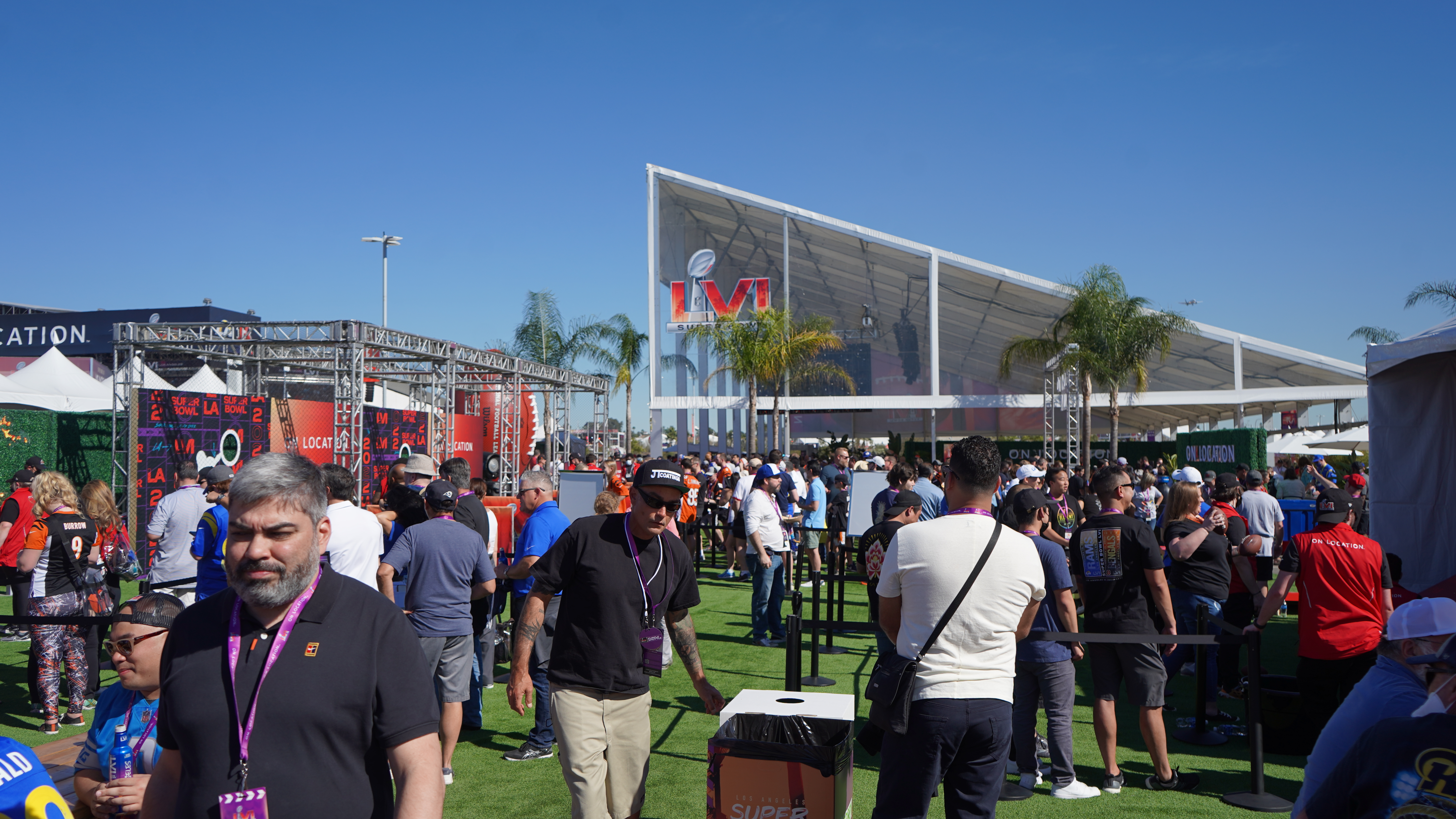 Energy outside SoFi Stadium 'surreal' ahead of Super Bowl LVI