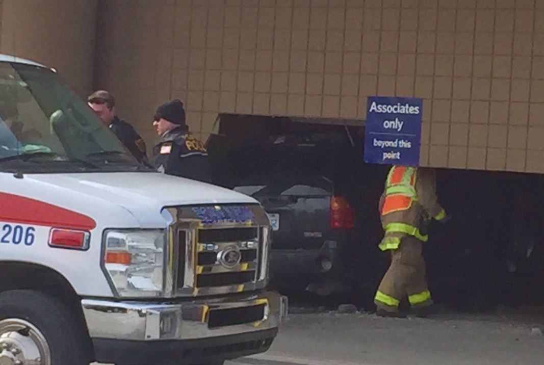 Two people injured after car crashes into Topeka Sam's Club