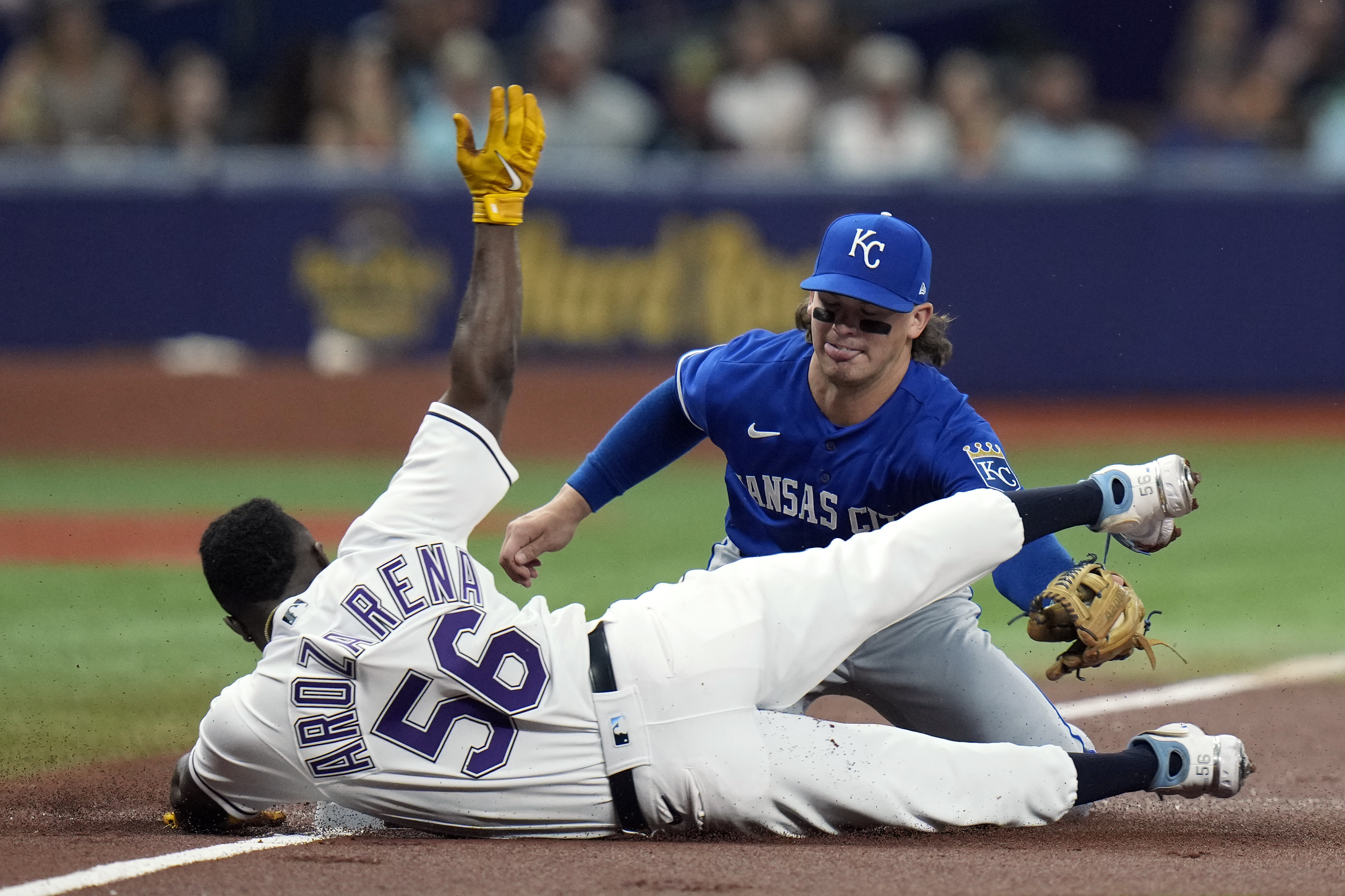 Rasmussen no-hit try into 6th after near-gem, Rays top KC