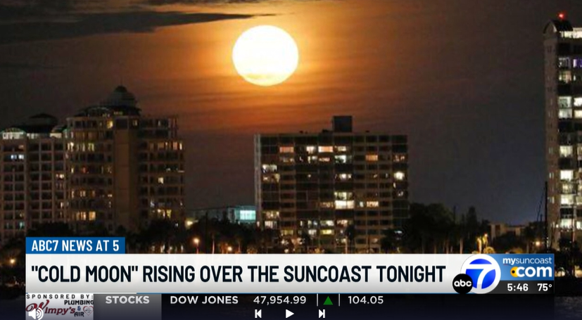 Moon Report Tonight
