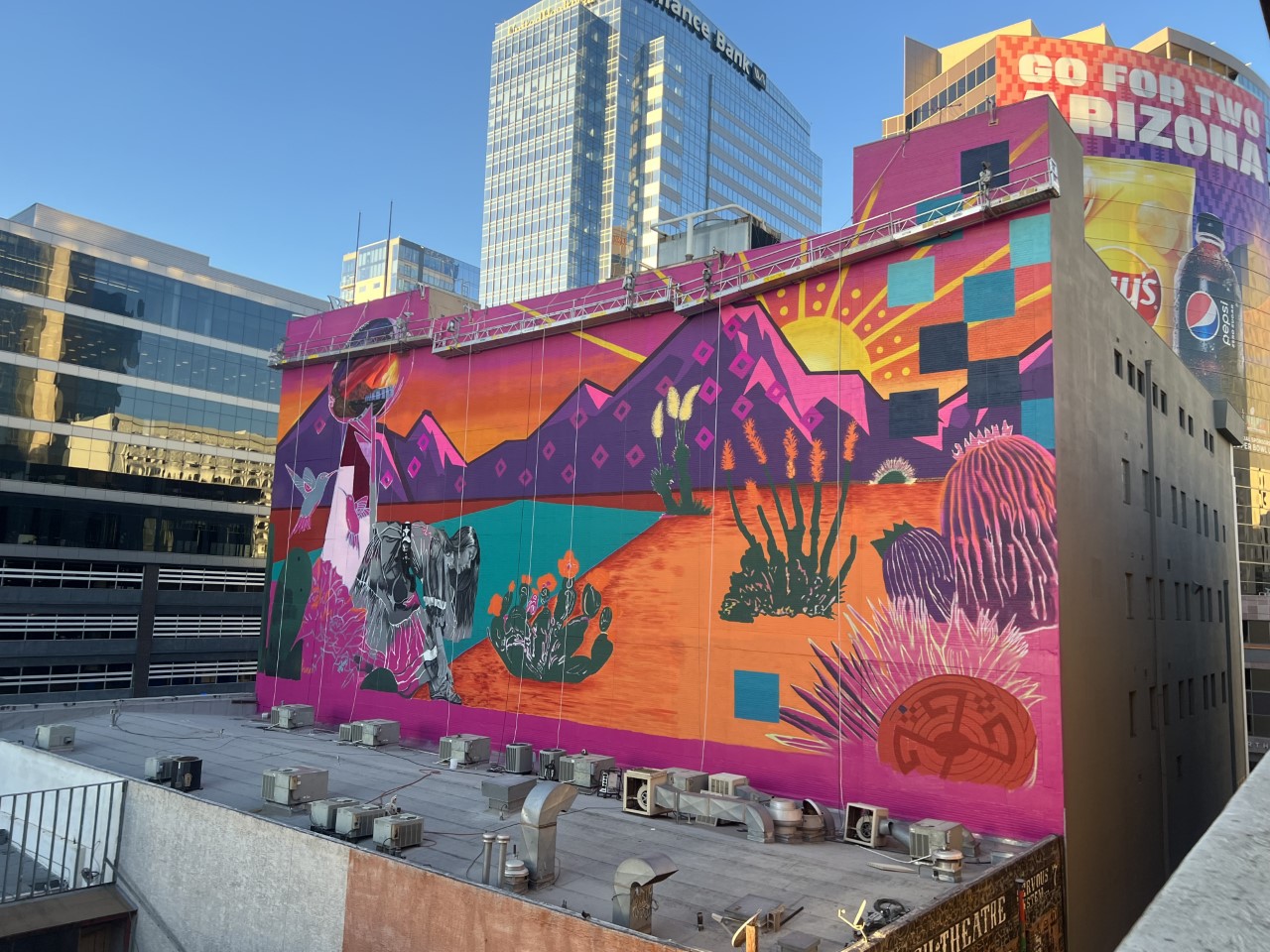 Super Bowl Champs set to soar with a Center City mural - WHYY