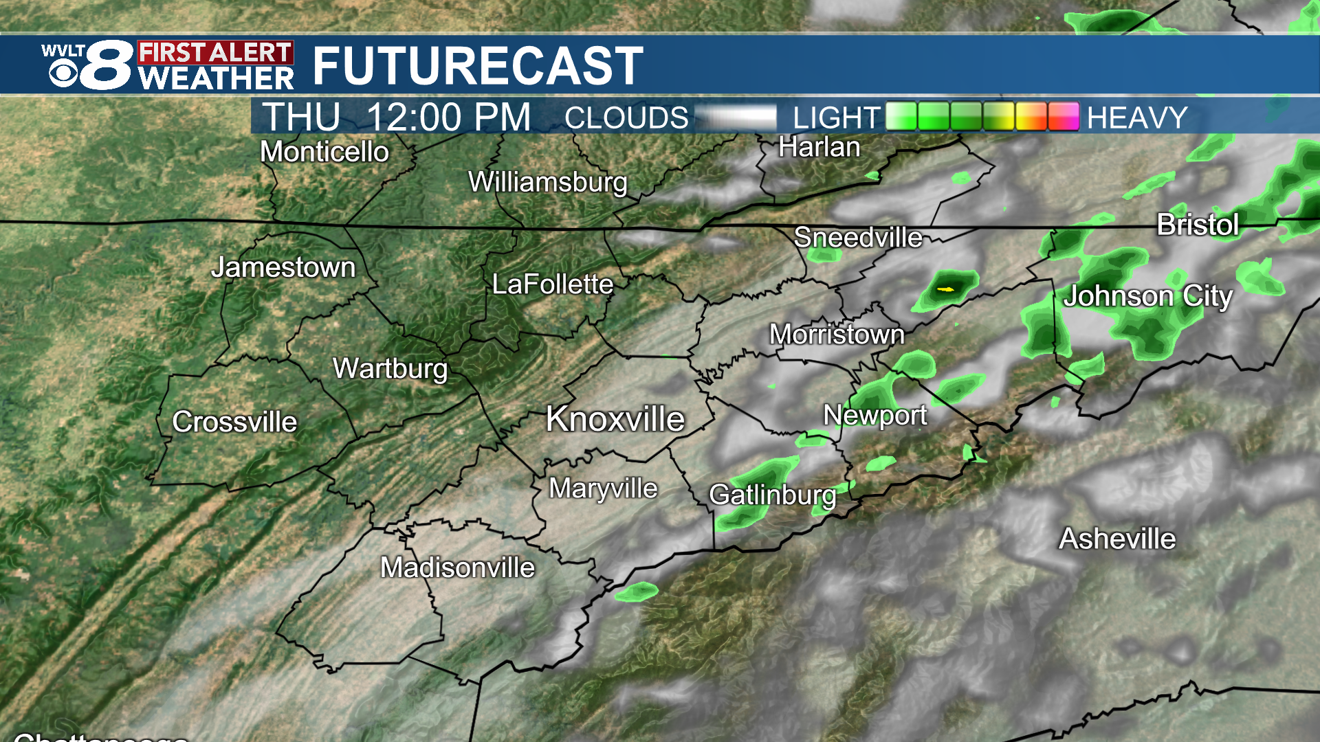 Few showers linger this morning before cooling off