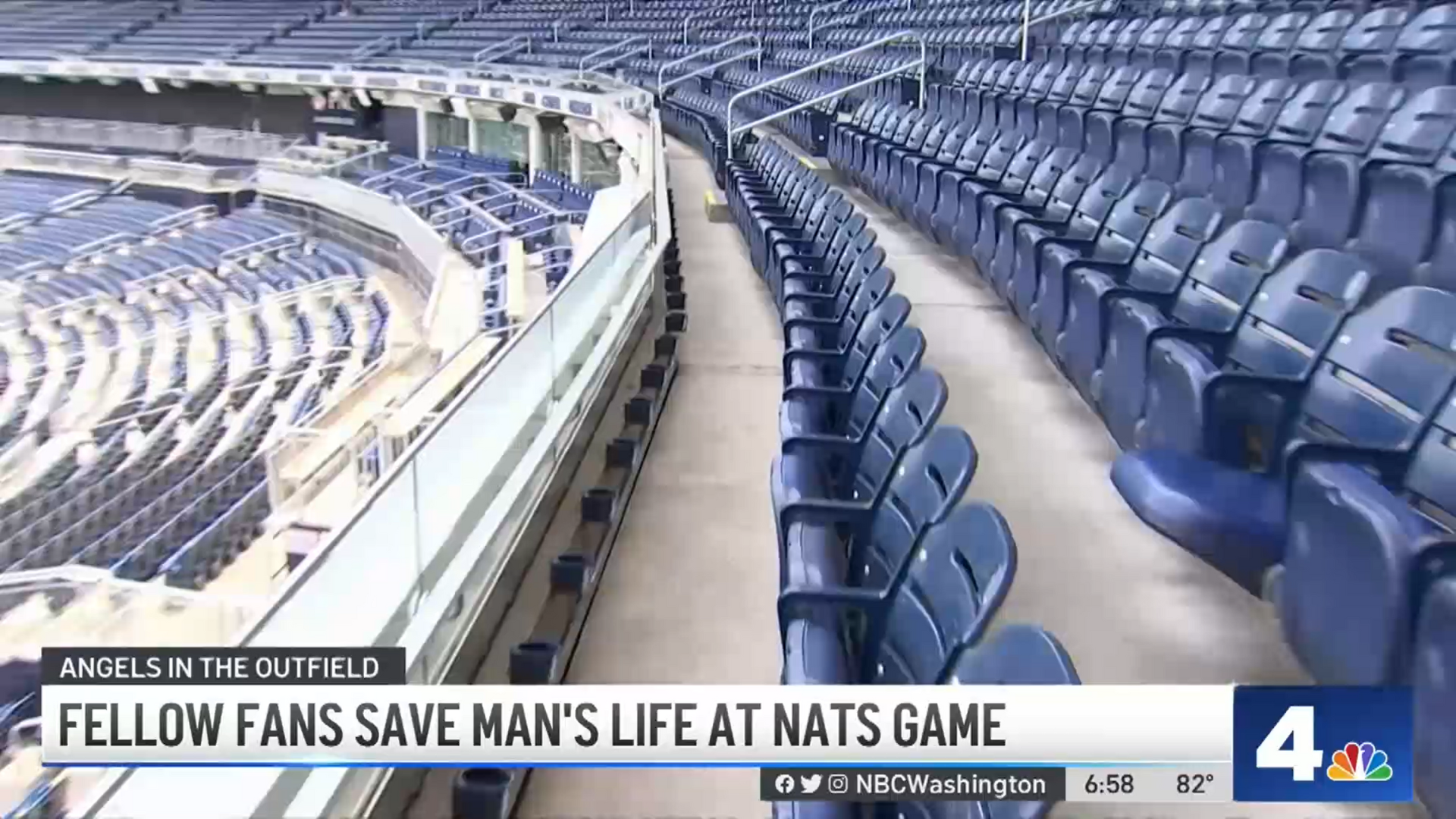 Fans at Nationals Park save man who went into cardiac arrest - The