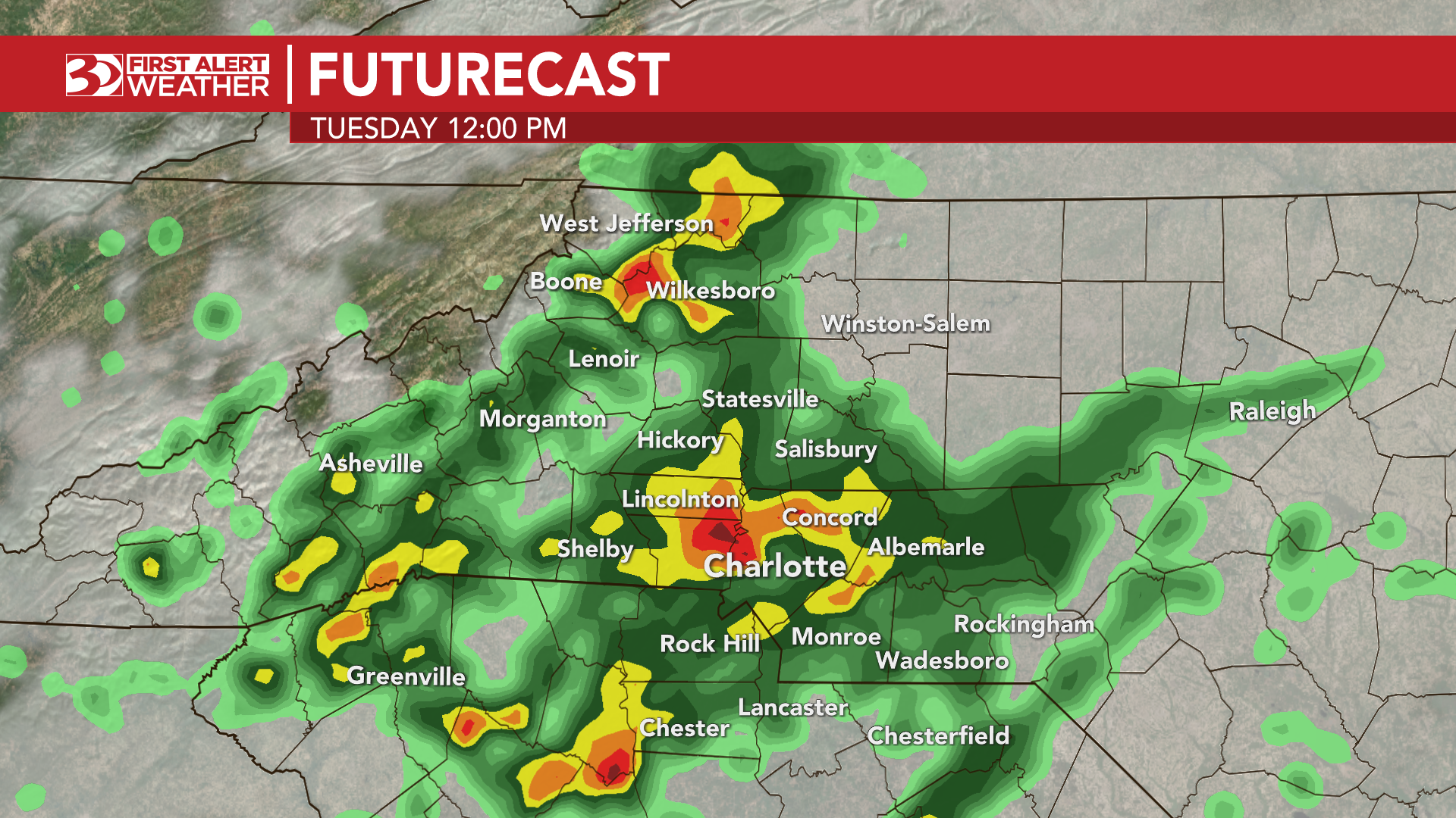 First Alert Tuesday For Widespread Rain And Storms Cooler By Midweek