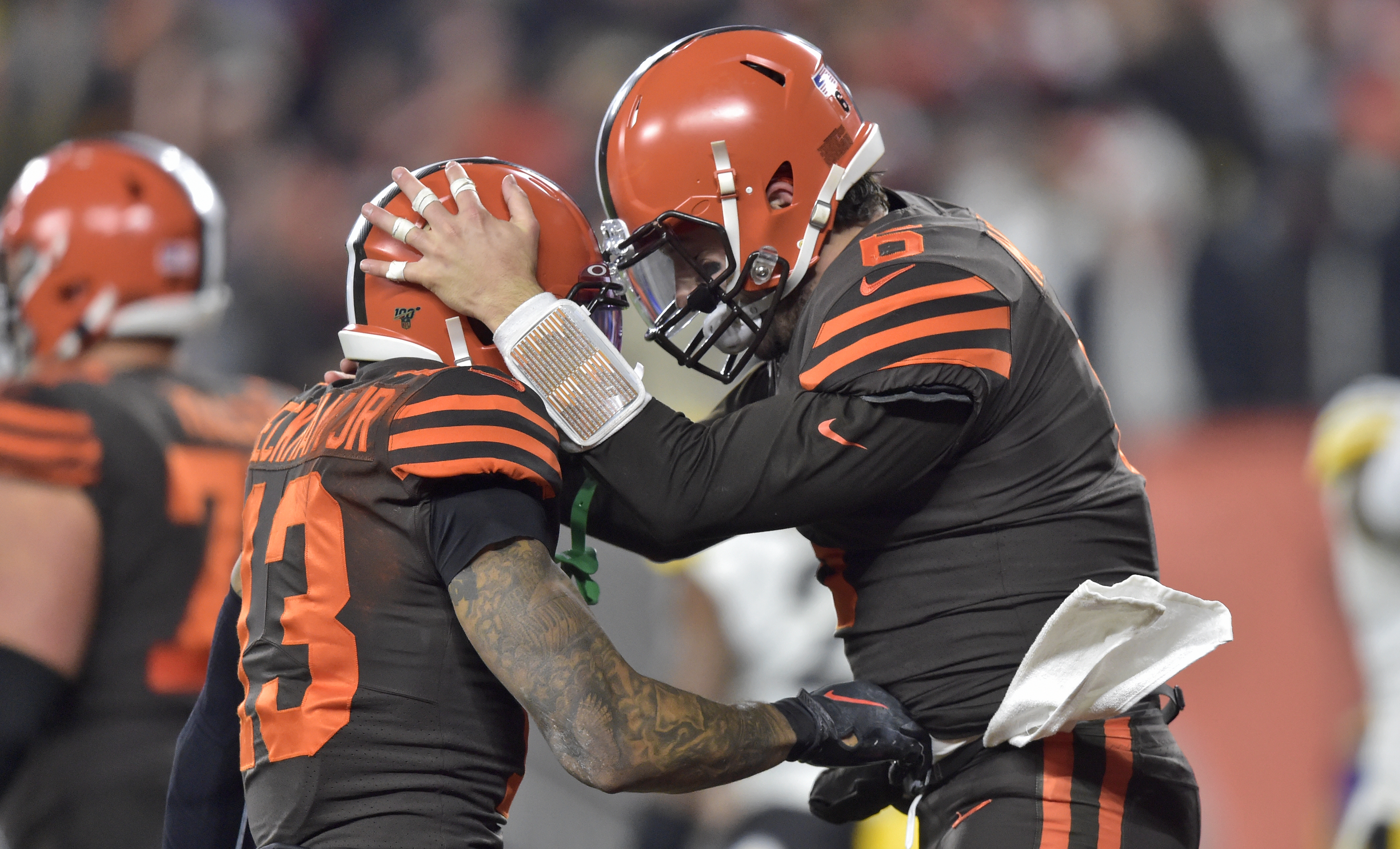 Baker Mayfield Rips Myles Garrett for Hitting Mason Rudolph With Helmet