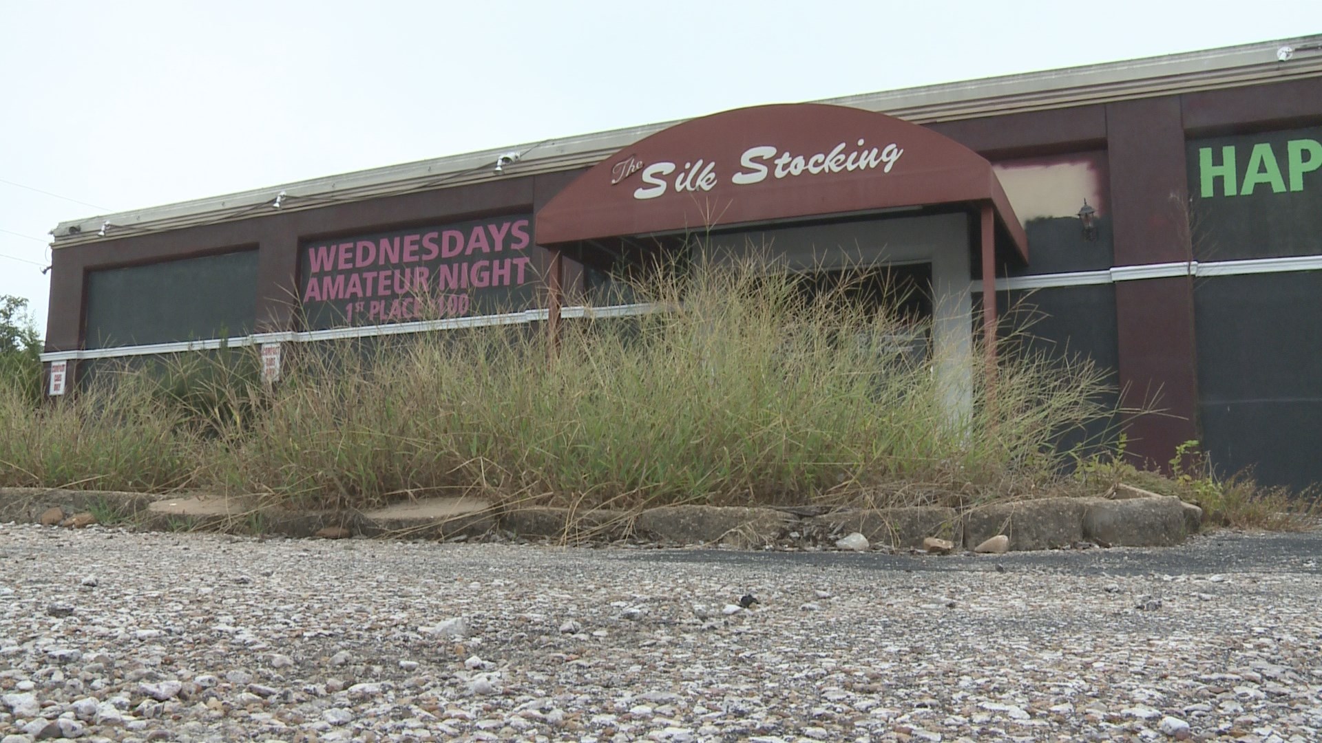 Former Silk Stocking Strip Club becoming bigger eyesore