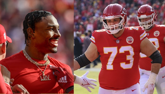 Super Bowl: Chiefs OL welcomes twins; Hardman's baby on way