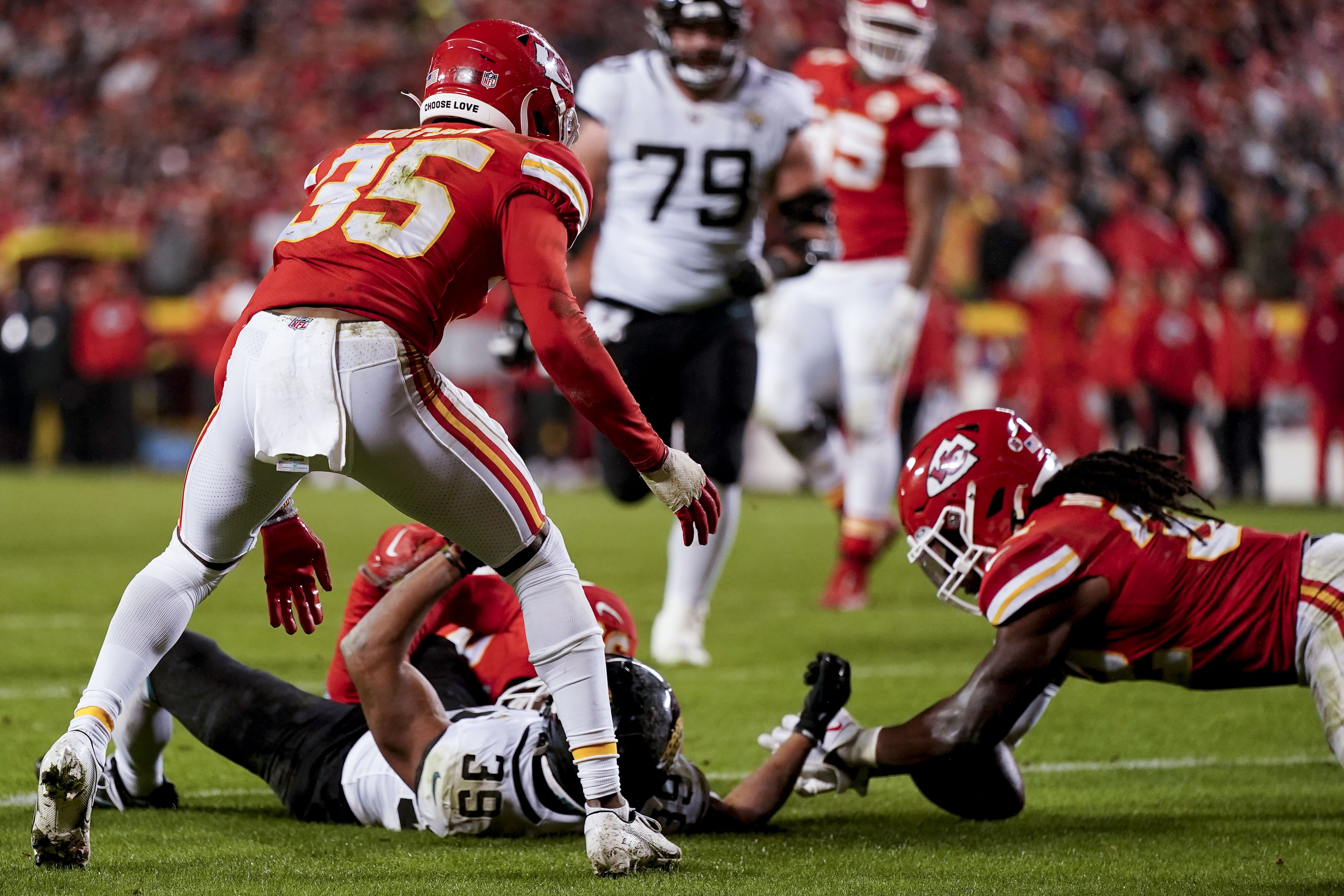 Led by hobbled Patrick Mahomes, Kansas City beats Jaguars to reach 5th  consecutive AFC title game 