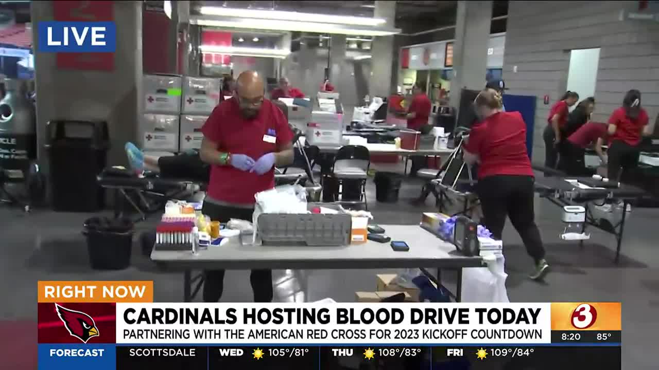 Arizona Cardinals to host two more blood drives at State Farm