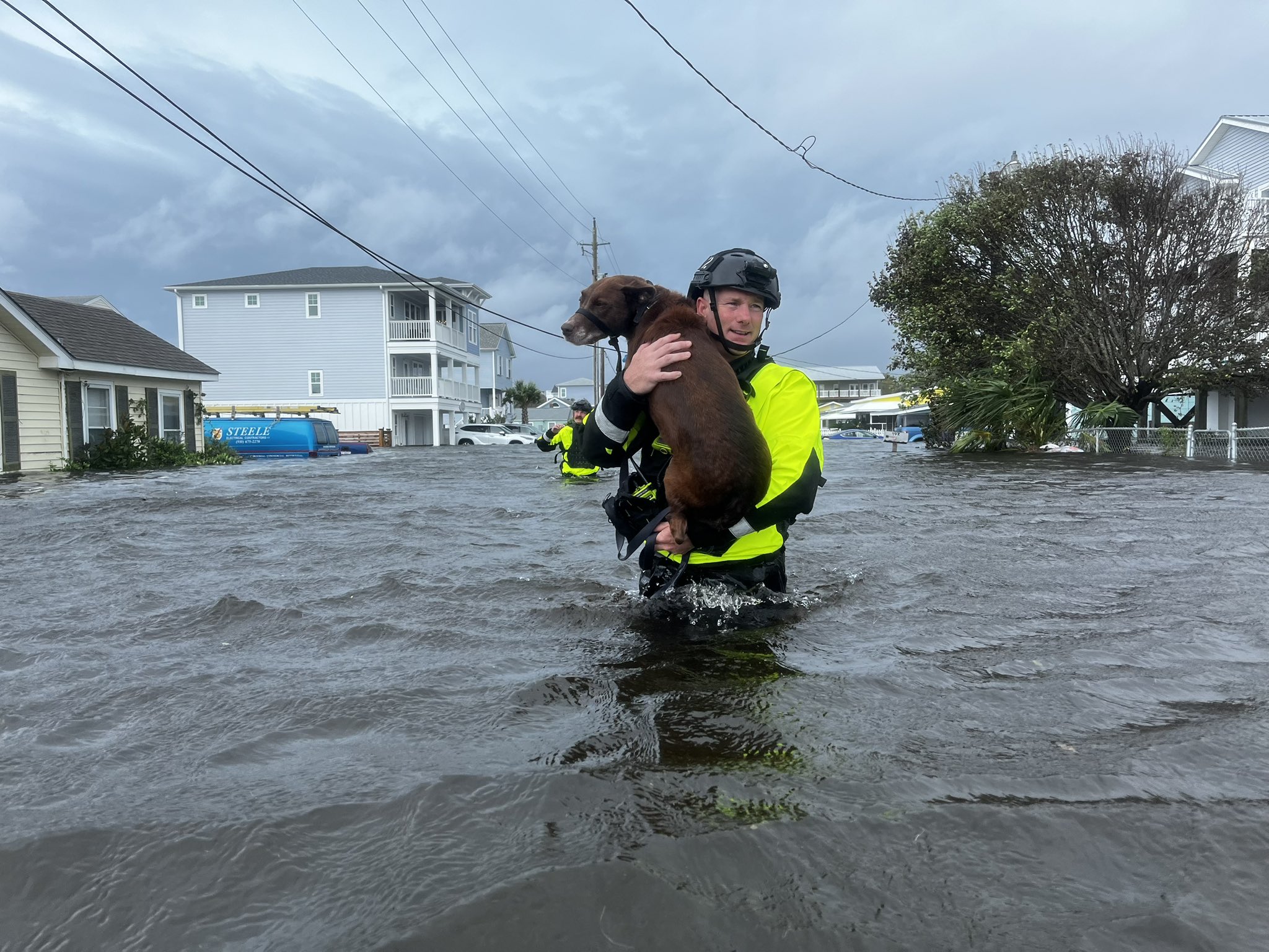 Over 120 people rescued from flooding in New Hanover, Brunswick Co.