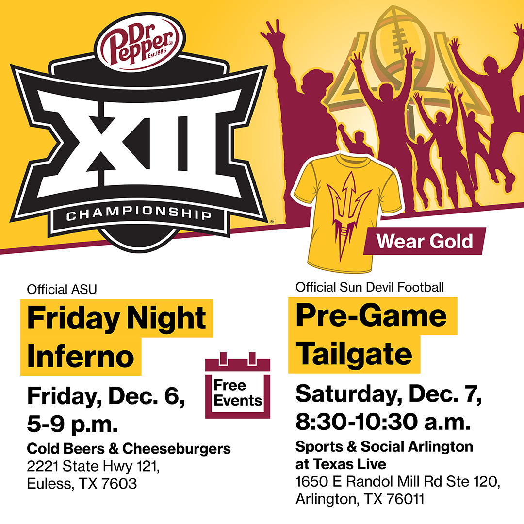 Going to the Big 12 Championship game? How ASU grads are welcoming 