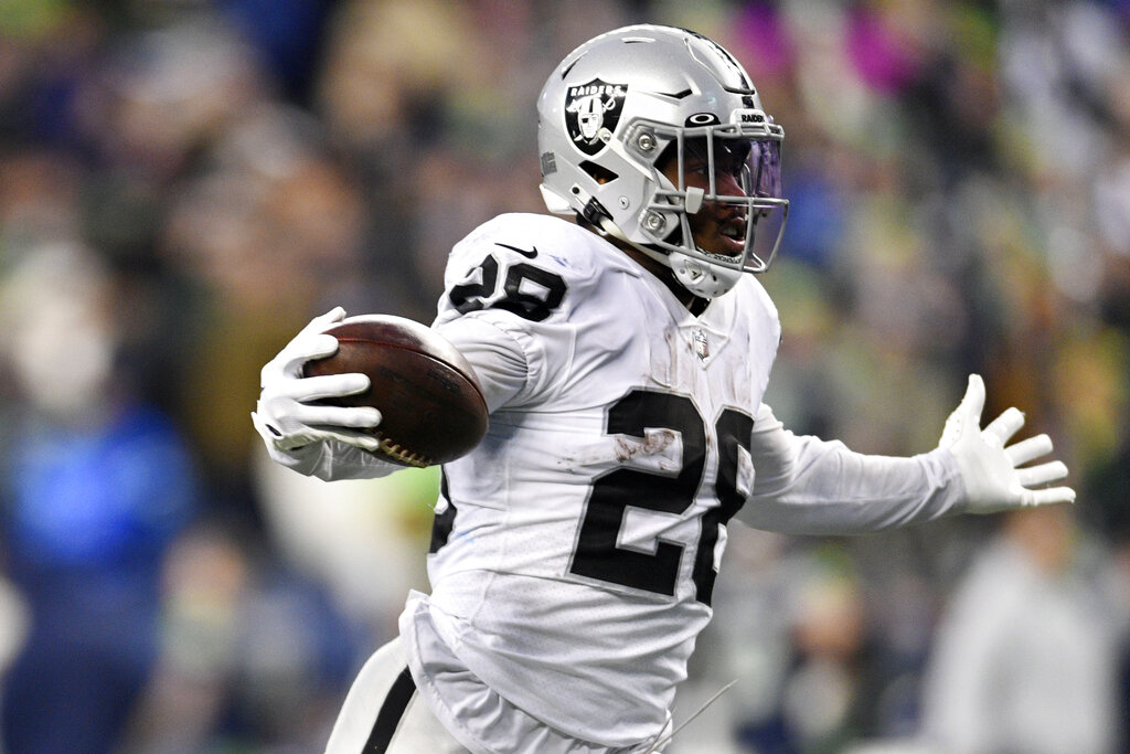 Raiders' Josh Jacobs wins FedEx NFL Player of the Year award